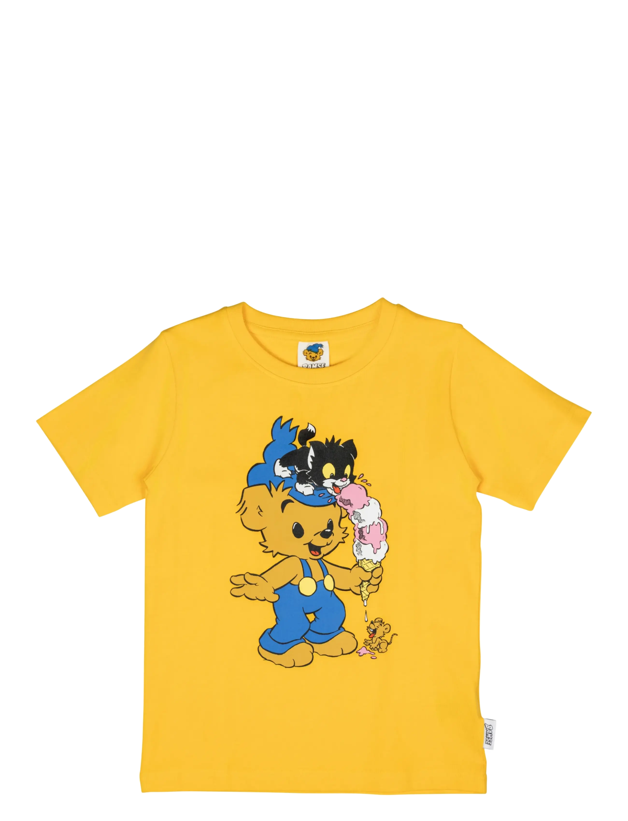 Bamse GLASS T-SHIRT - Oberteile - YELLOW / yellow