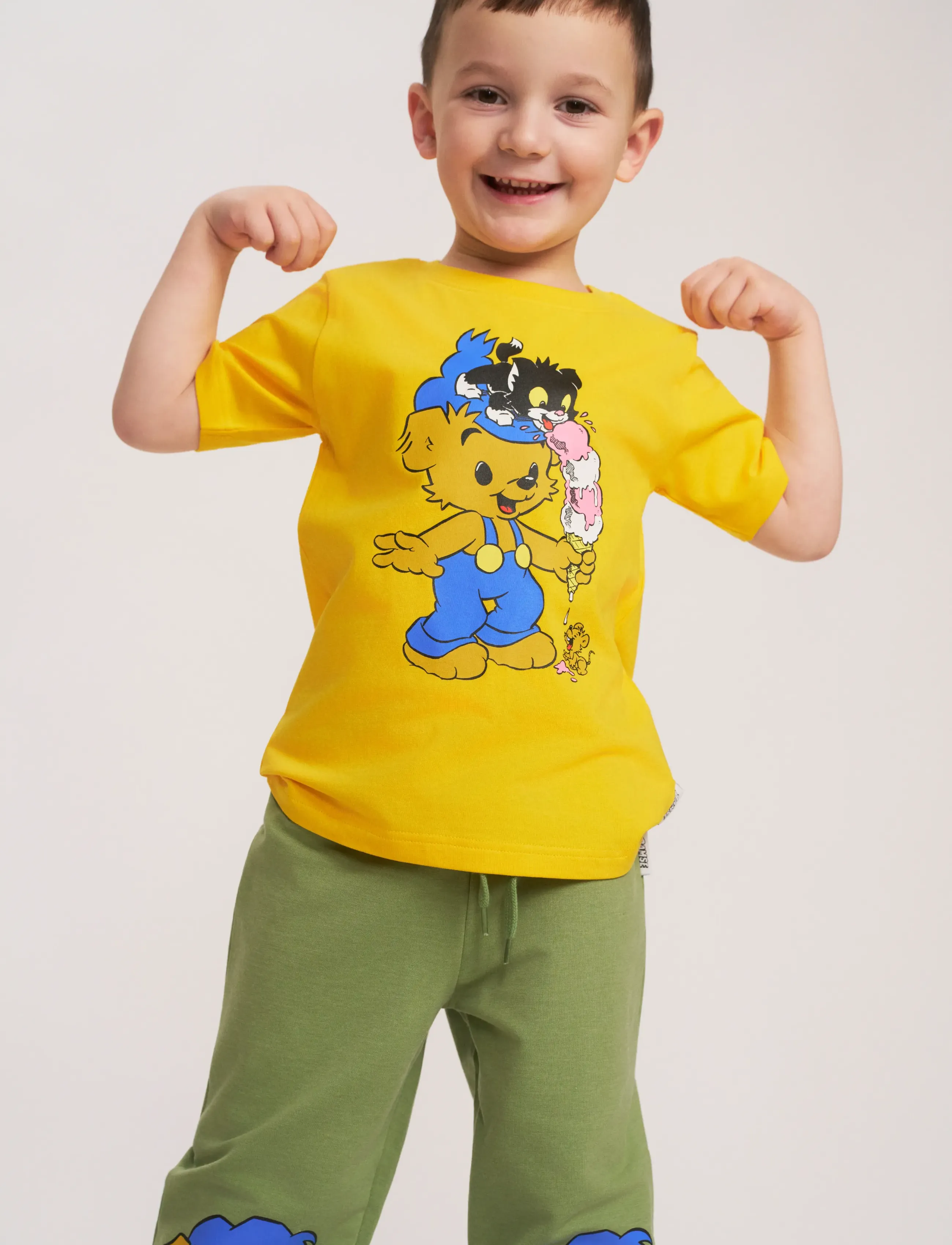 Bamse GLASS T-SHIRT - Yläosat - YELLOW / yellow