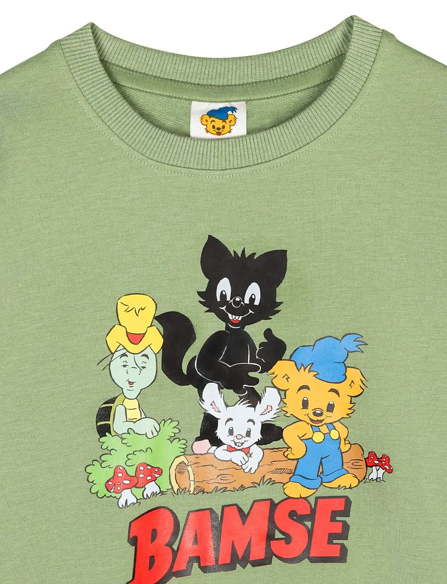„Bamse” - BAMSE COLLEGETRÖJA - sporta džemperi - green - 2
