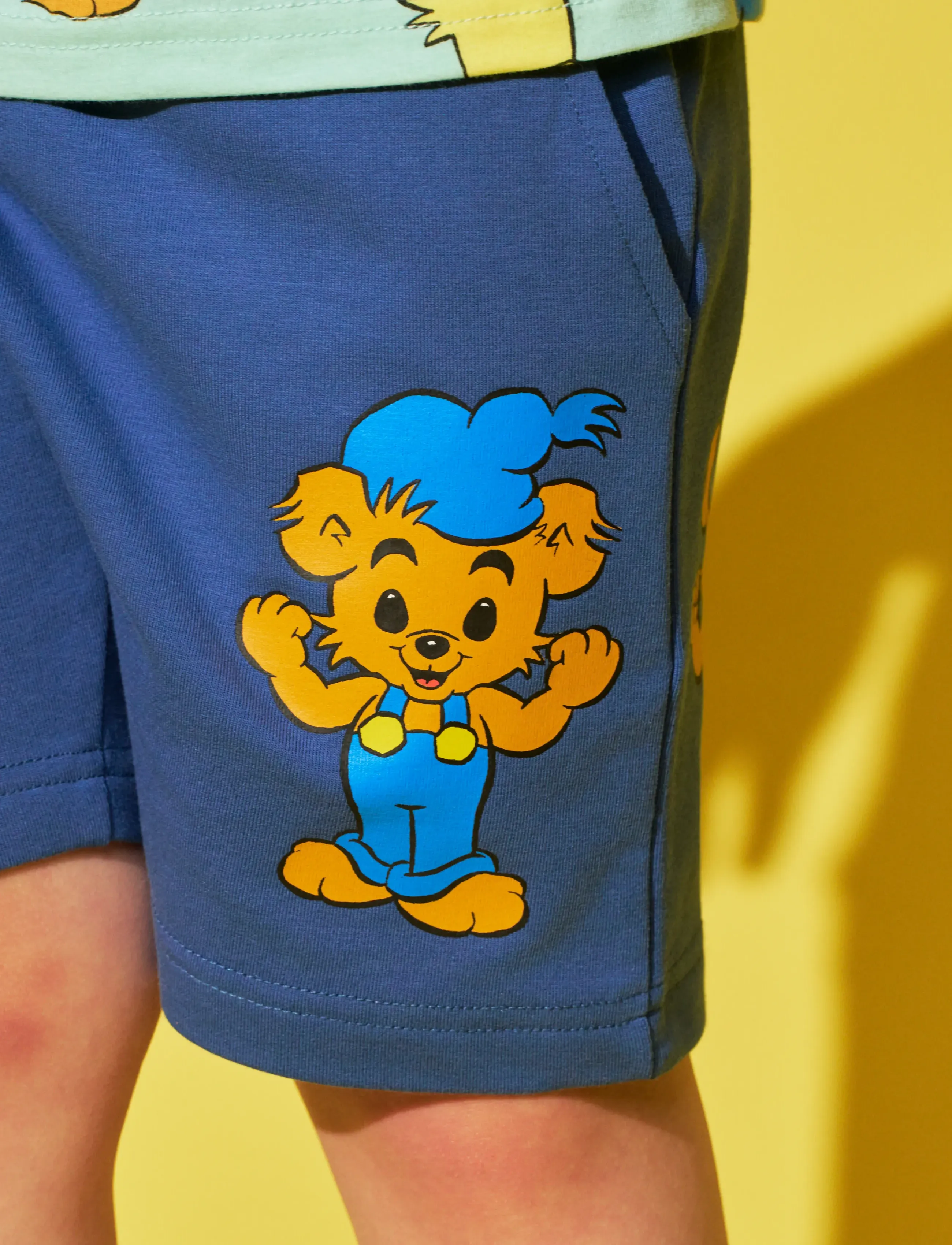 Bamse - STARKASTE BJÖRN SHORTS - lühikesed dressipüksid - blue - 3