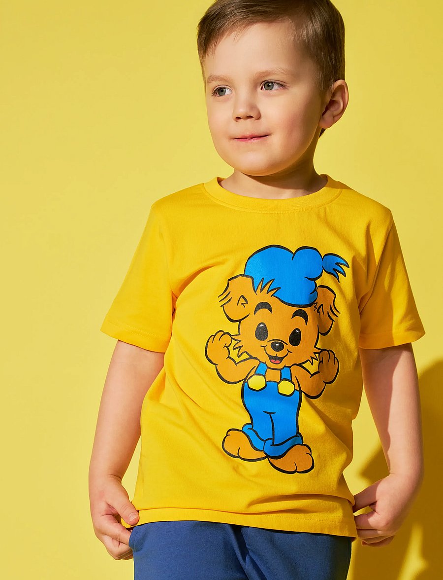 Bamse - STARKASTE BJÖRN T-SHIRT - lühikeste varrukatega t-särgid - yellow - 0