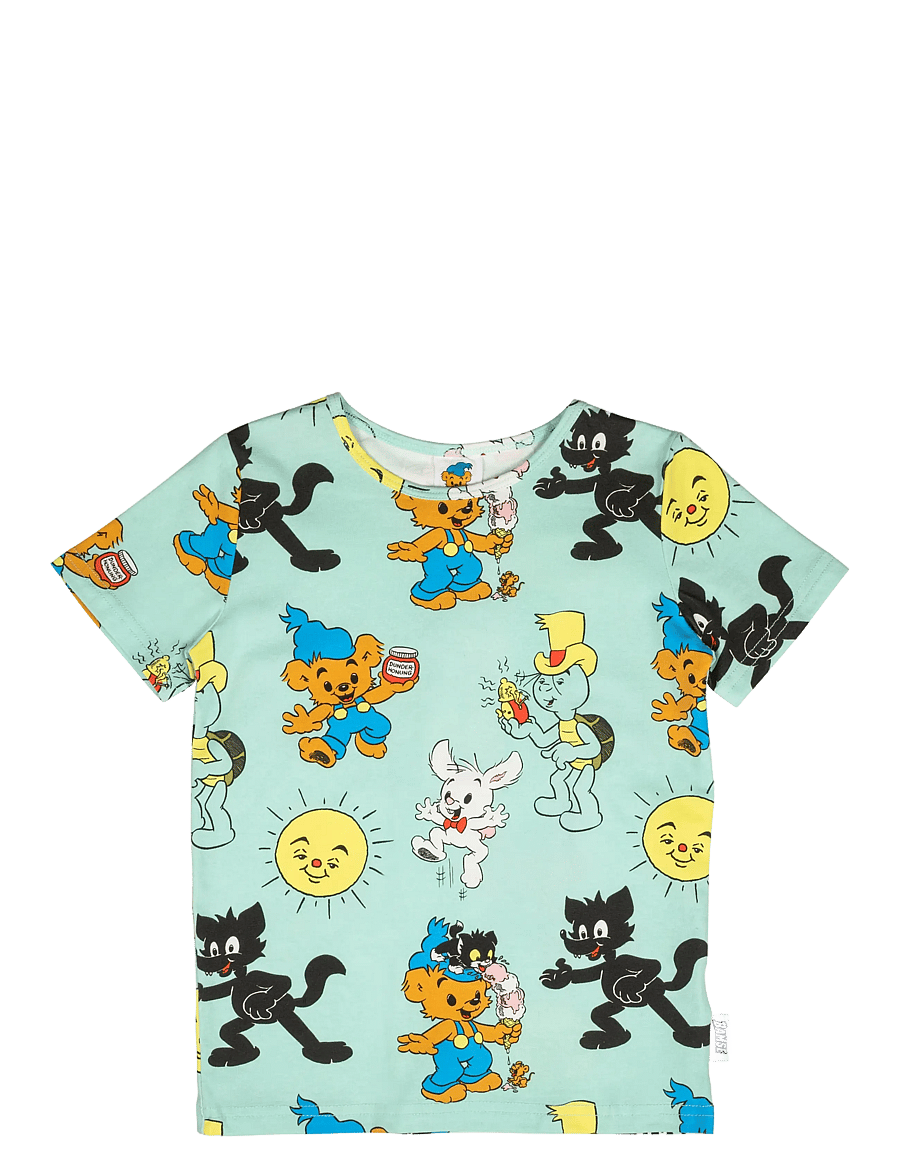 Bamse - BAMSE KOMPISAR T-SHIRT - kortærmede t-shirts - green - 1
