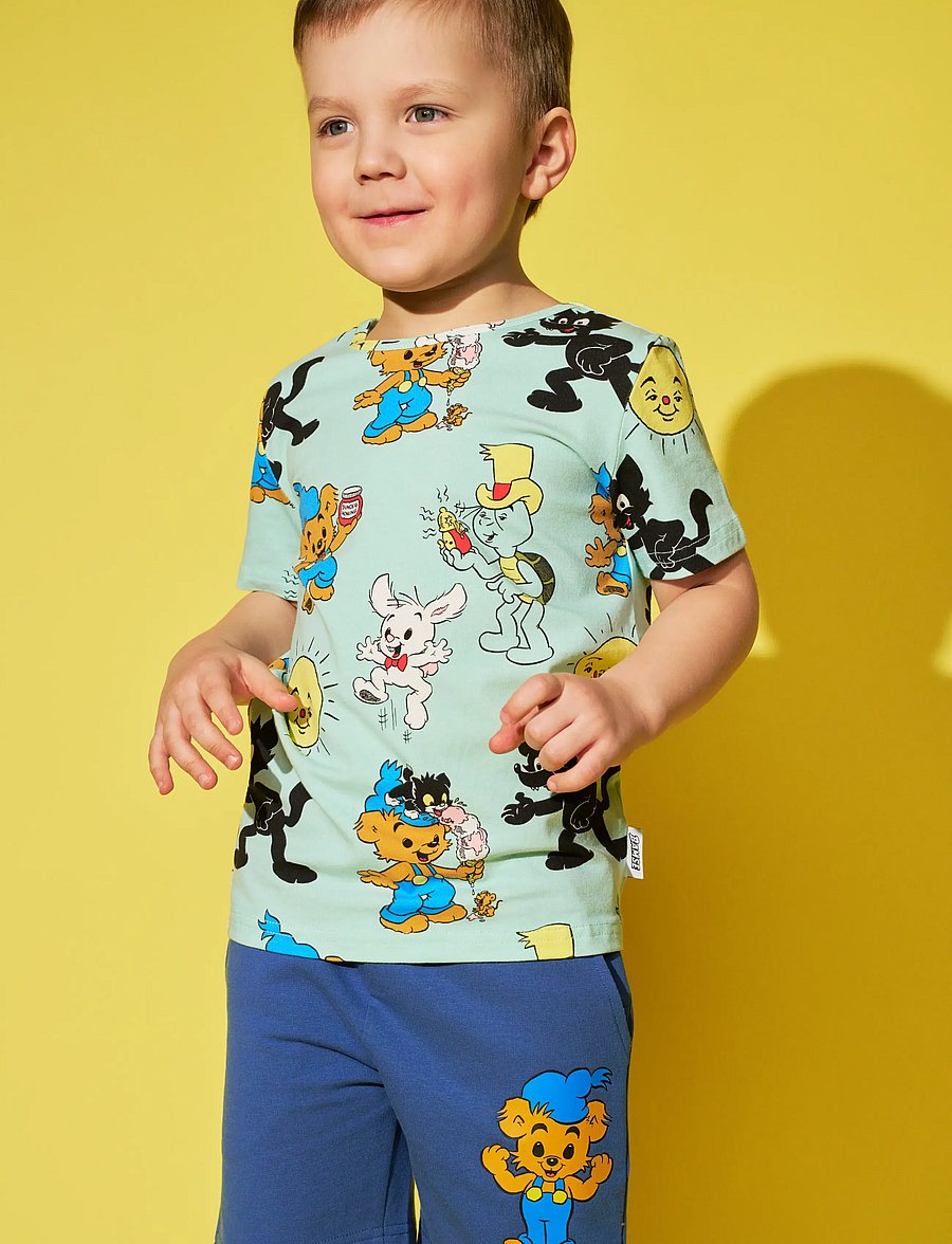 Bamse - BAMSE KOMPISAR T-SHIRT - kortærmede t-shirts - green - 0