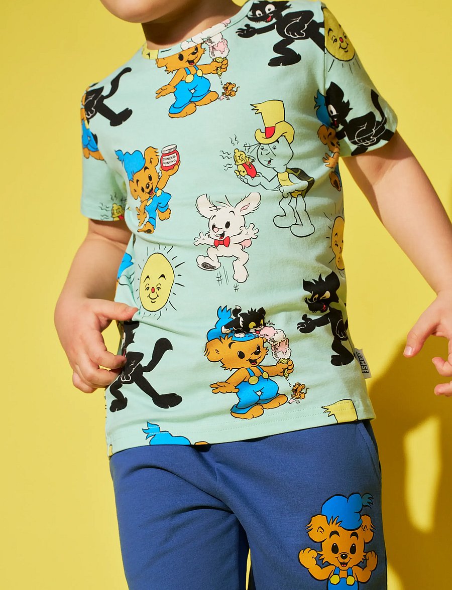 Bamse - BAMSE KOMPISAR T-SHIRT - kortærmede t-shirts - green - 2