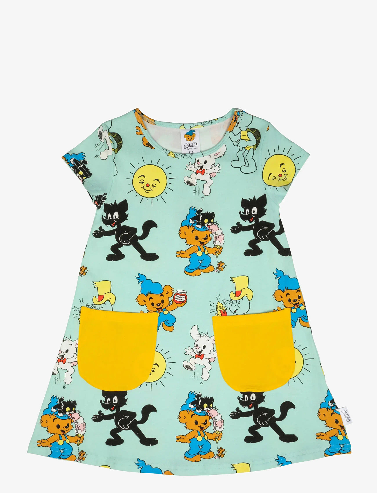 Bamse - BAMSE KOMPISAR KLÄNNING - kortærmede babykjoler - green - 1