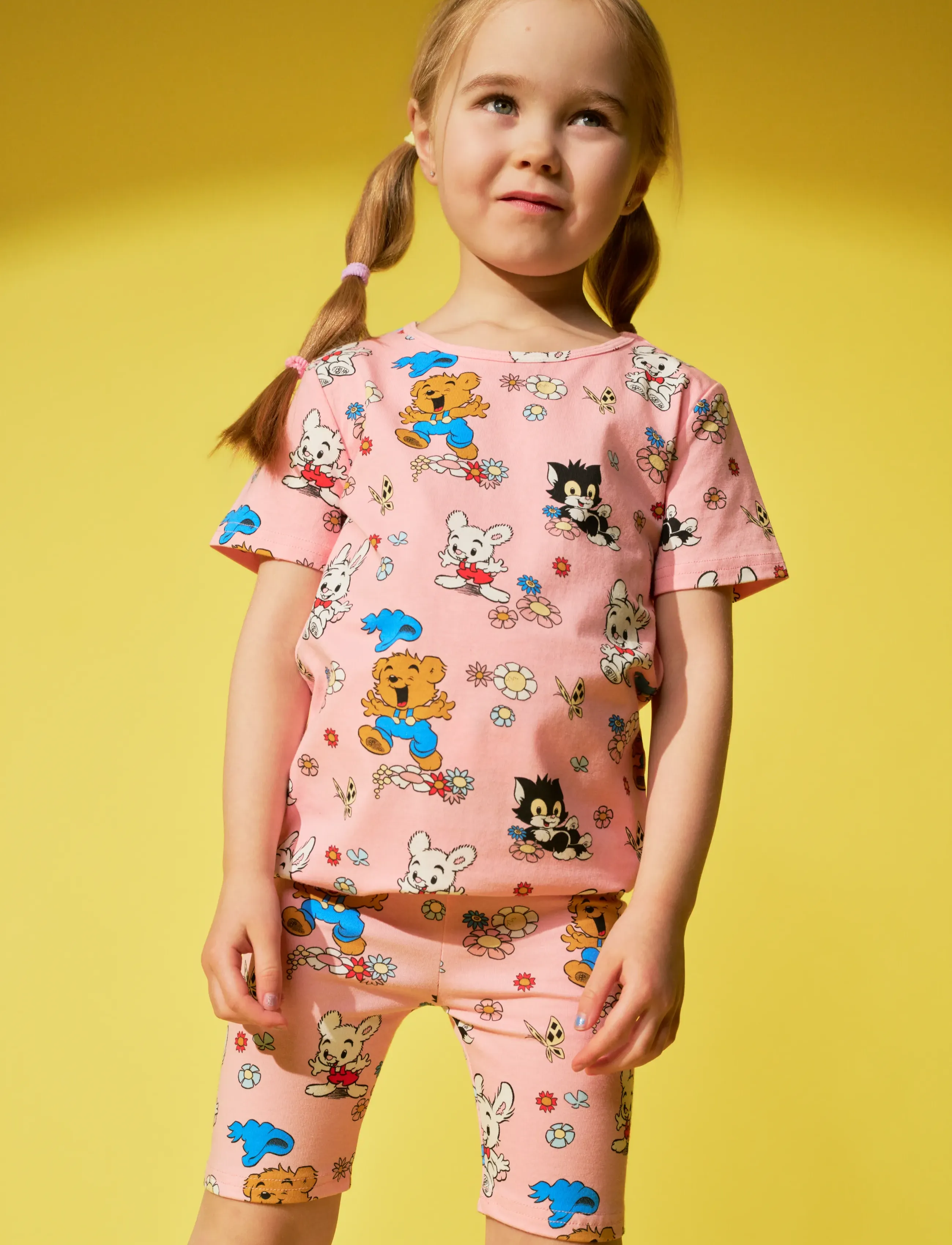 Bamse BAMSE OCH BLOMMOR SHORTS - Cycling shorts - PINK / pink/rose