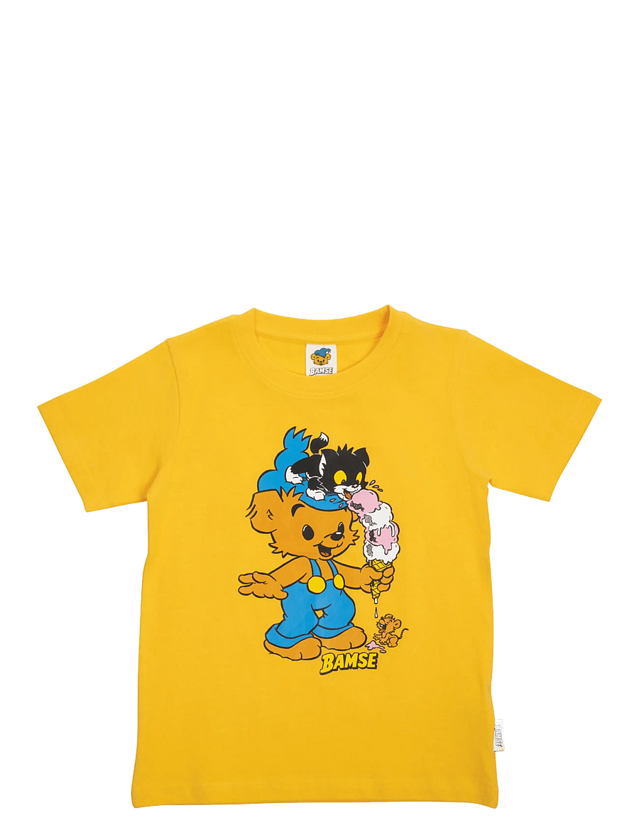 Bamse - GLASSTRUT T-SHIRT - kurzärmelige - yellow - 1
