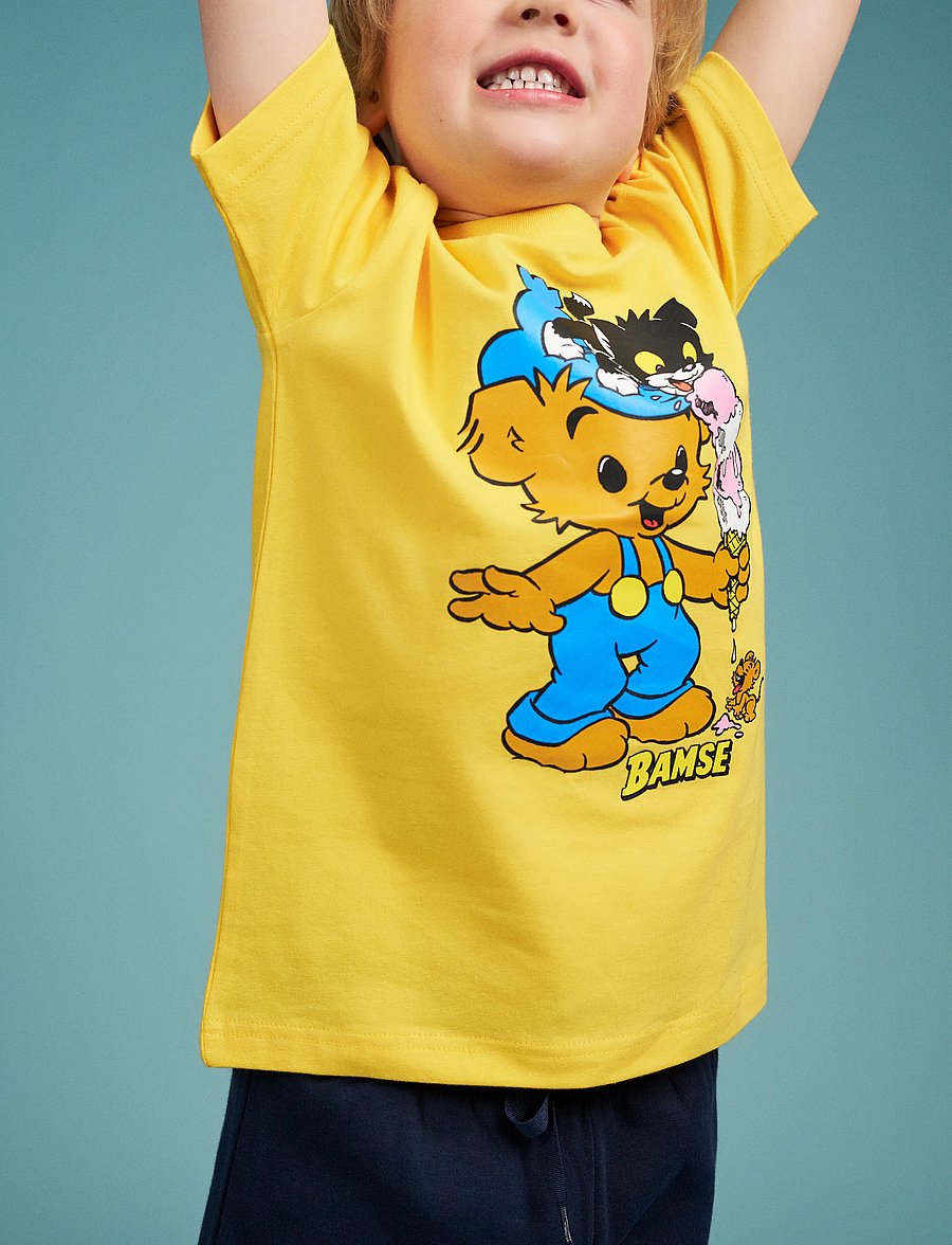 Bamse - GLASSTRUT T-SHIRT - kurzärmelige - yellow - 0