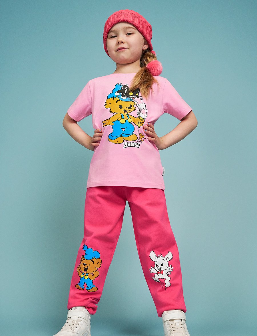Bamse - GLASSTRUT T-SHIRT - kurzärmelige - pink - 0