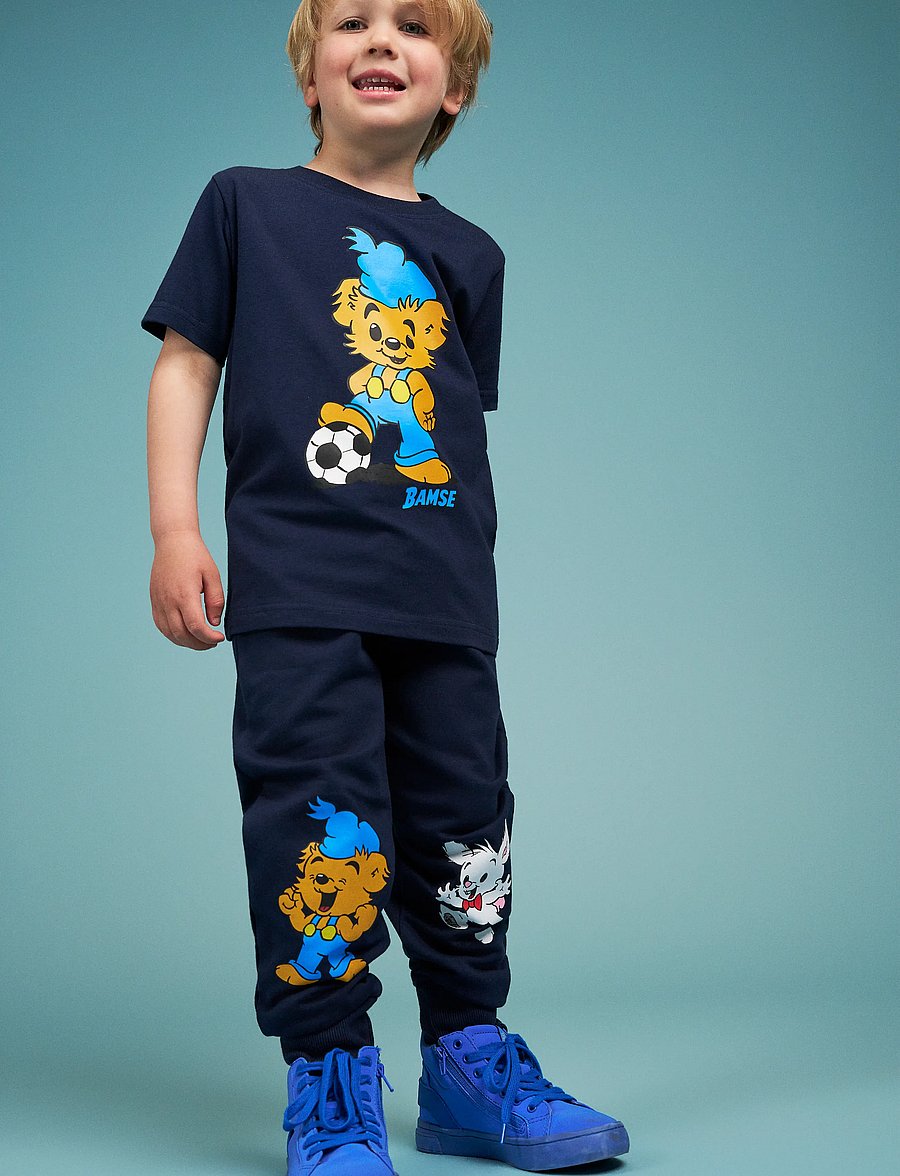 Bamse - FOTBOLLSPELARE T-SHIRT - blue - 0