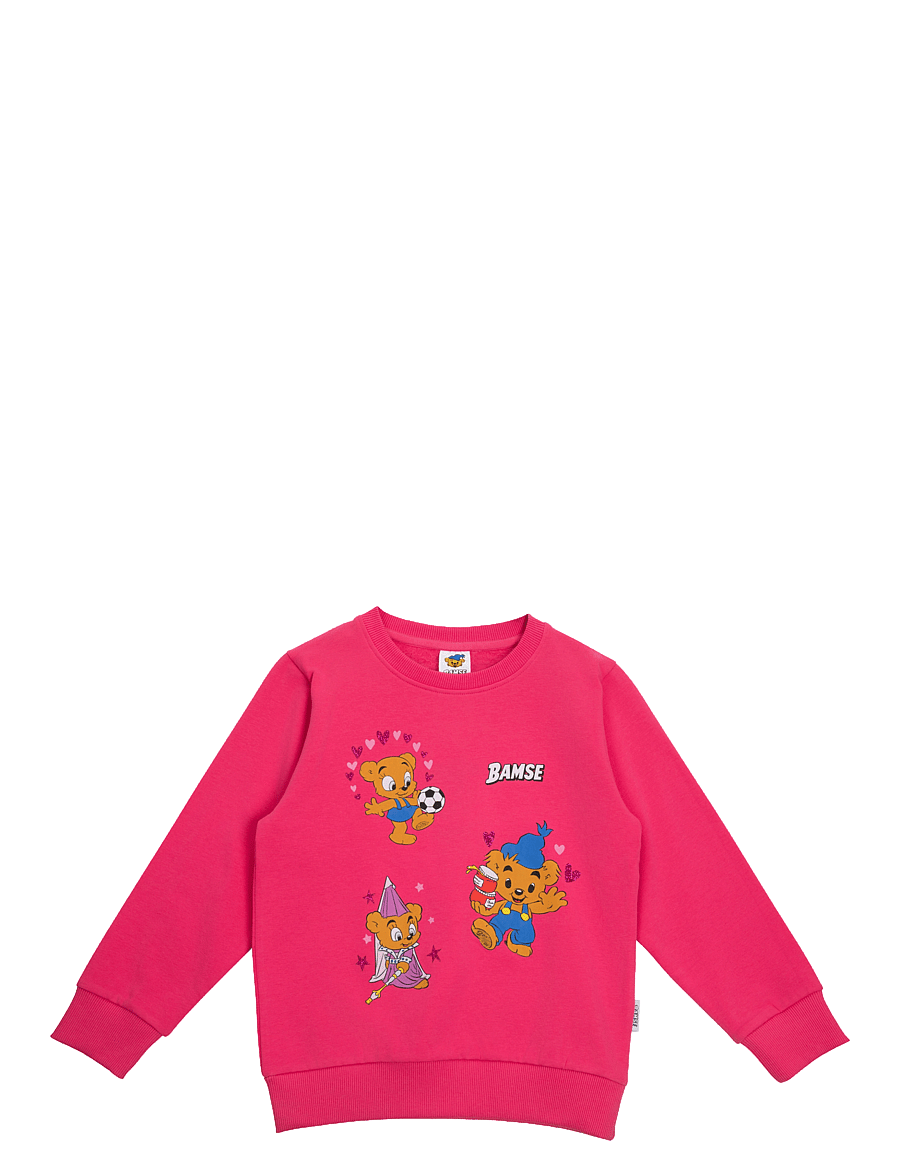 Bamse - NALLE-MAJA COLLEGETRÖJA - dressipluusid - pink - 1