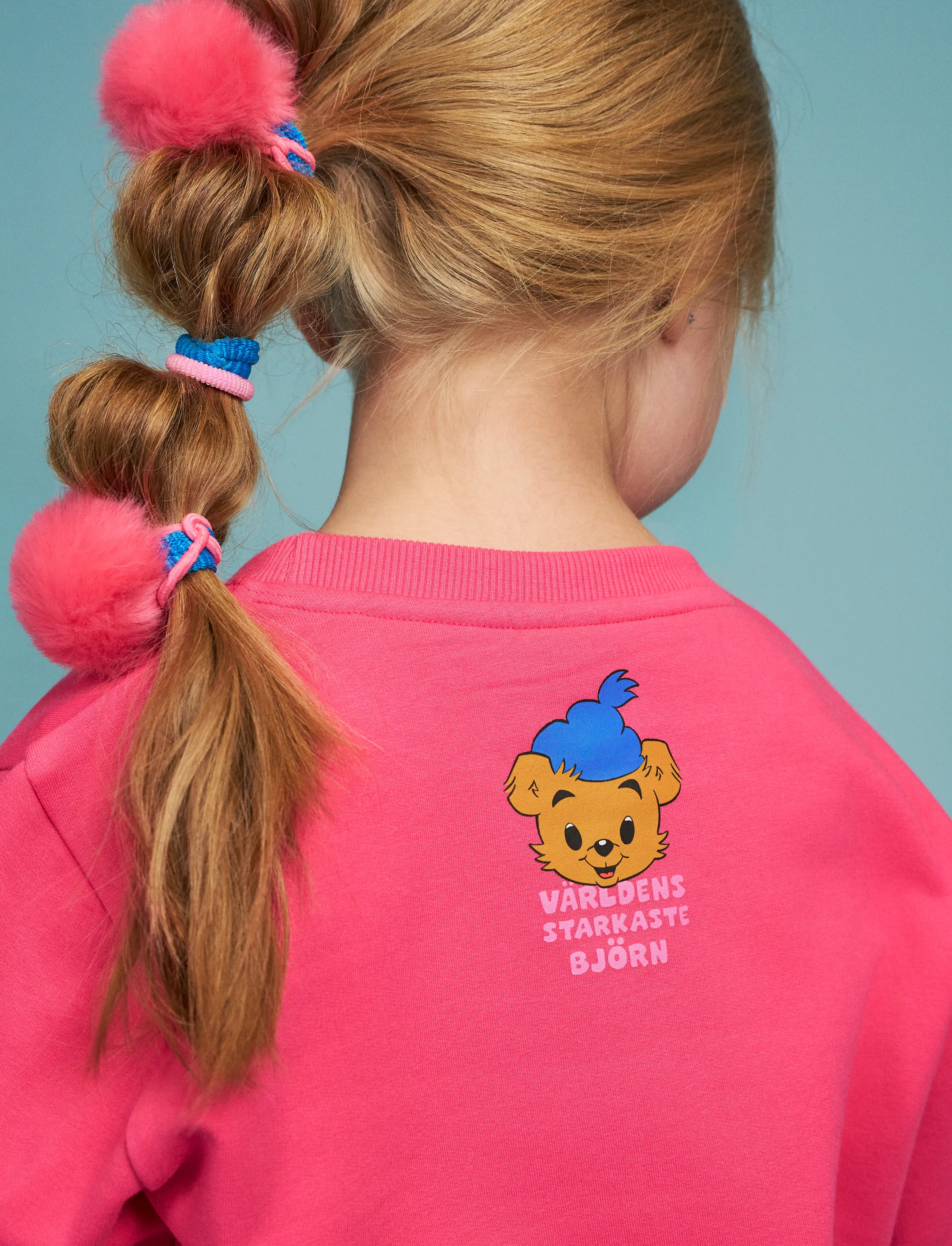 Bamse - NALLE-MAJA COLLEGETRÖJA - pink - 2