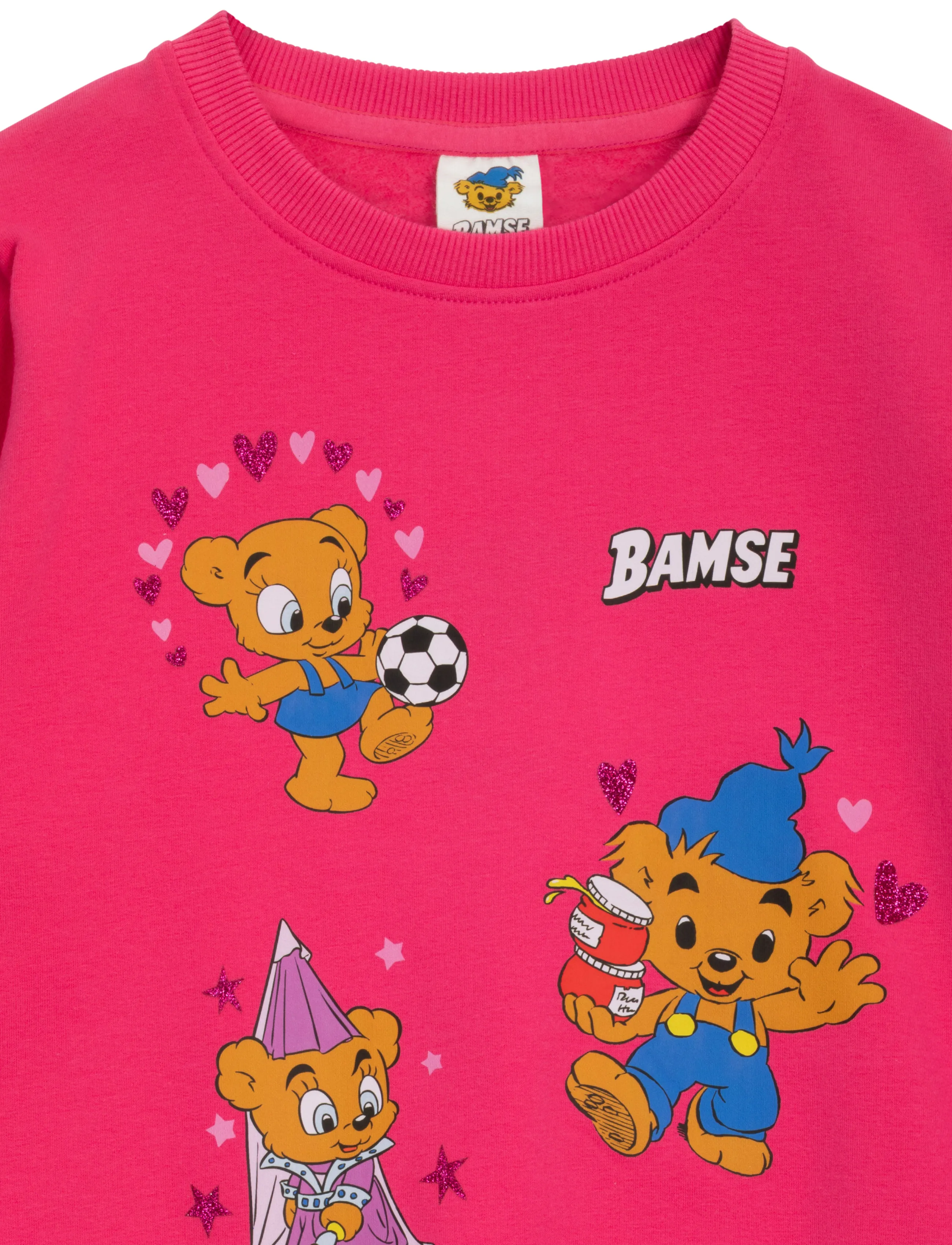 Bamse - NALLE-MAJA COLLEGETRÖJA - pink - 3