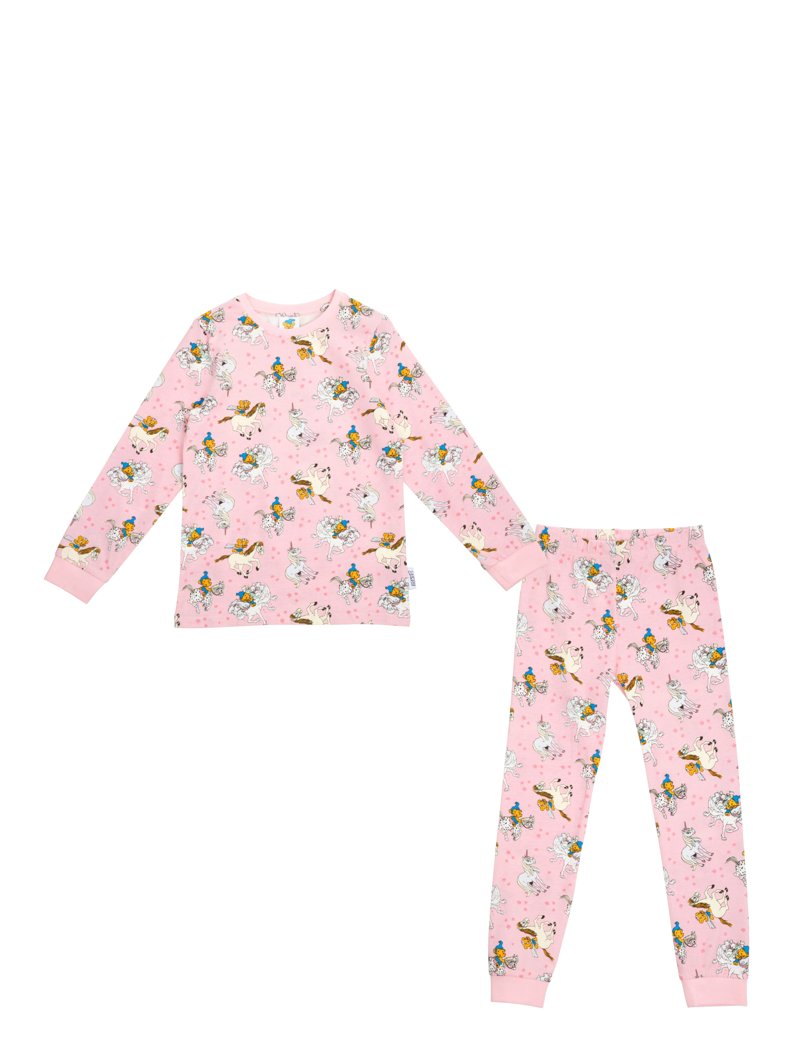 Bamse Ponnyer Pyjamas, 110/116, Rosa - Pyjama Sets, Kinder