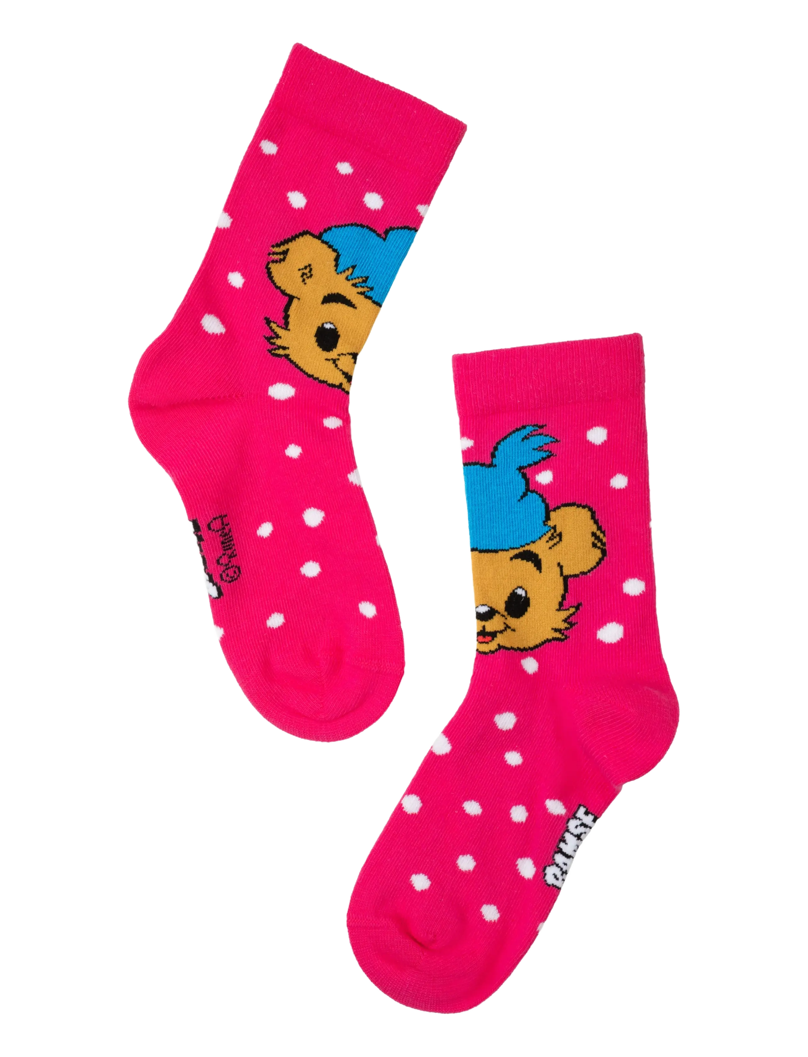 Bamse BAMSE PRICKIG STRUMPOR - New Arrivals - PINK / pink/rose