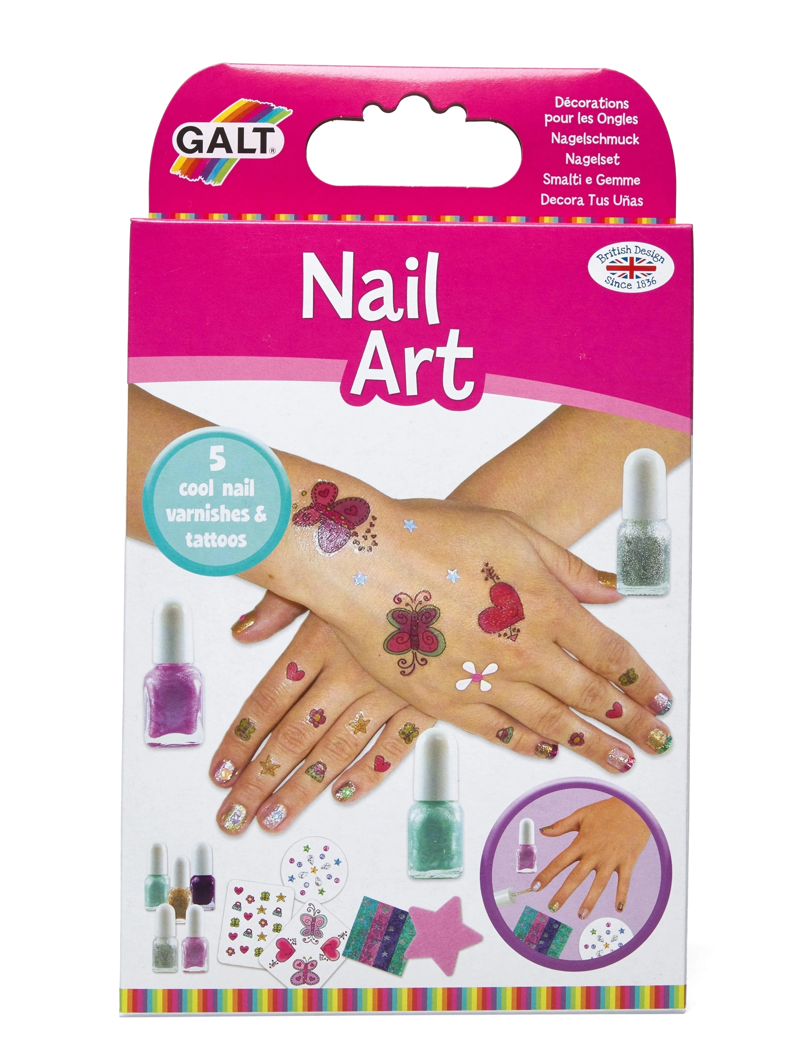 MARTINEX Nagelkonst Patterned - One Size - Kinder
