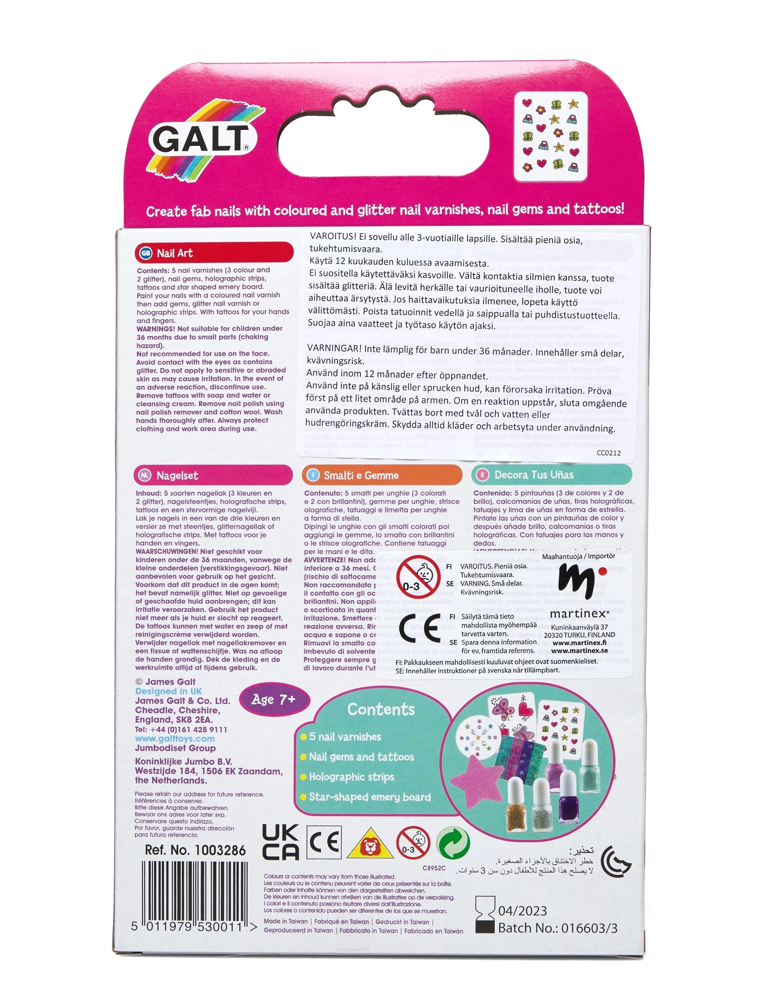 Martinex - NAGELKONST - laveste priser - multi-coloured - 1