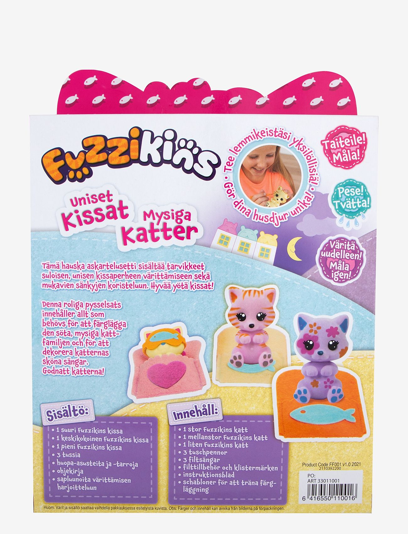 Martinex - FUZZIKINS MYSIGA KATTER - multi-coloured - 2