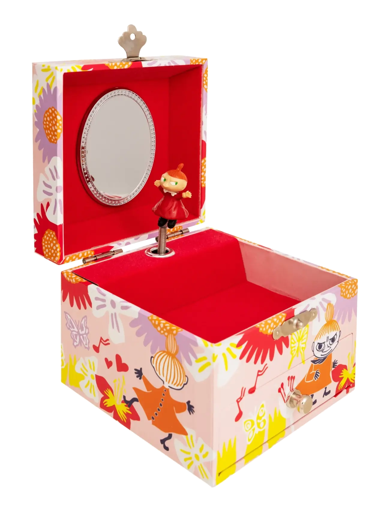 MARTINEX Lilla Mys Spelande Smyckeskrin Pink - One Size - Kinder