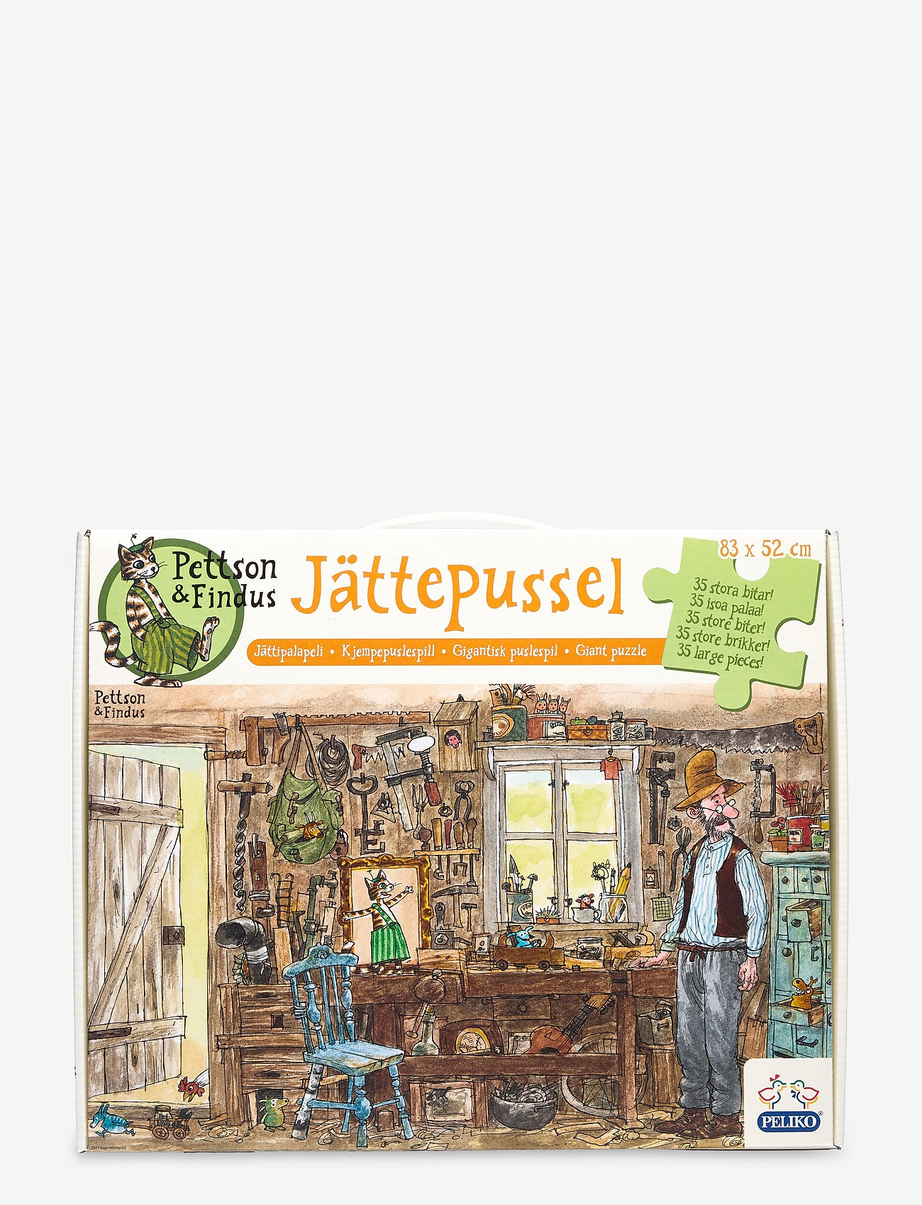 Pettson & Findus - PETTSON&FINDUS JÄTTEPUSSEL - klassiska pussel - multi-coloured - 0