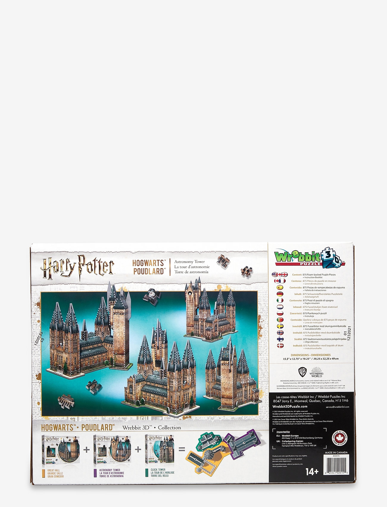 Harry Potter - HOGWARTS ASTRONOMY TOWER - 3d-puslespil - multi-coloured - 1