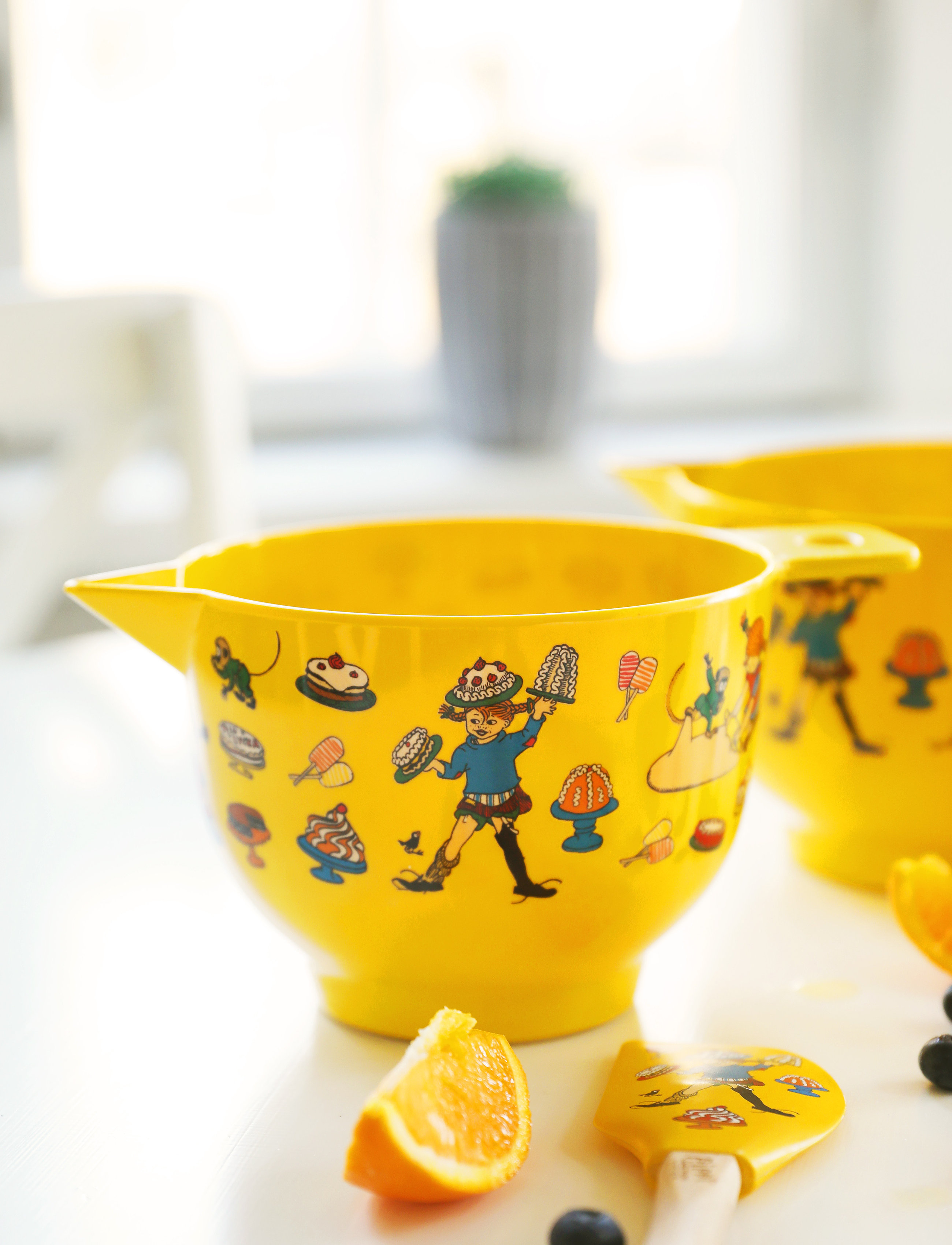 Pippi Langstrømpe Pippi Baking Bowl, One Size, Multi/patterned, Bagning Og Madlavning > Røreskåle, Børn