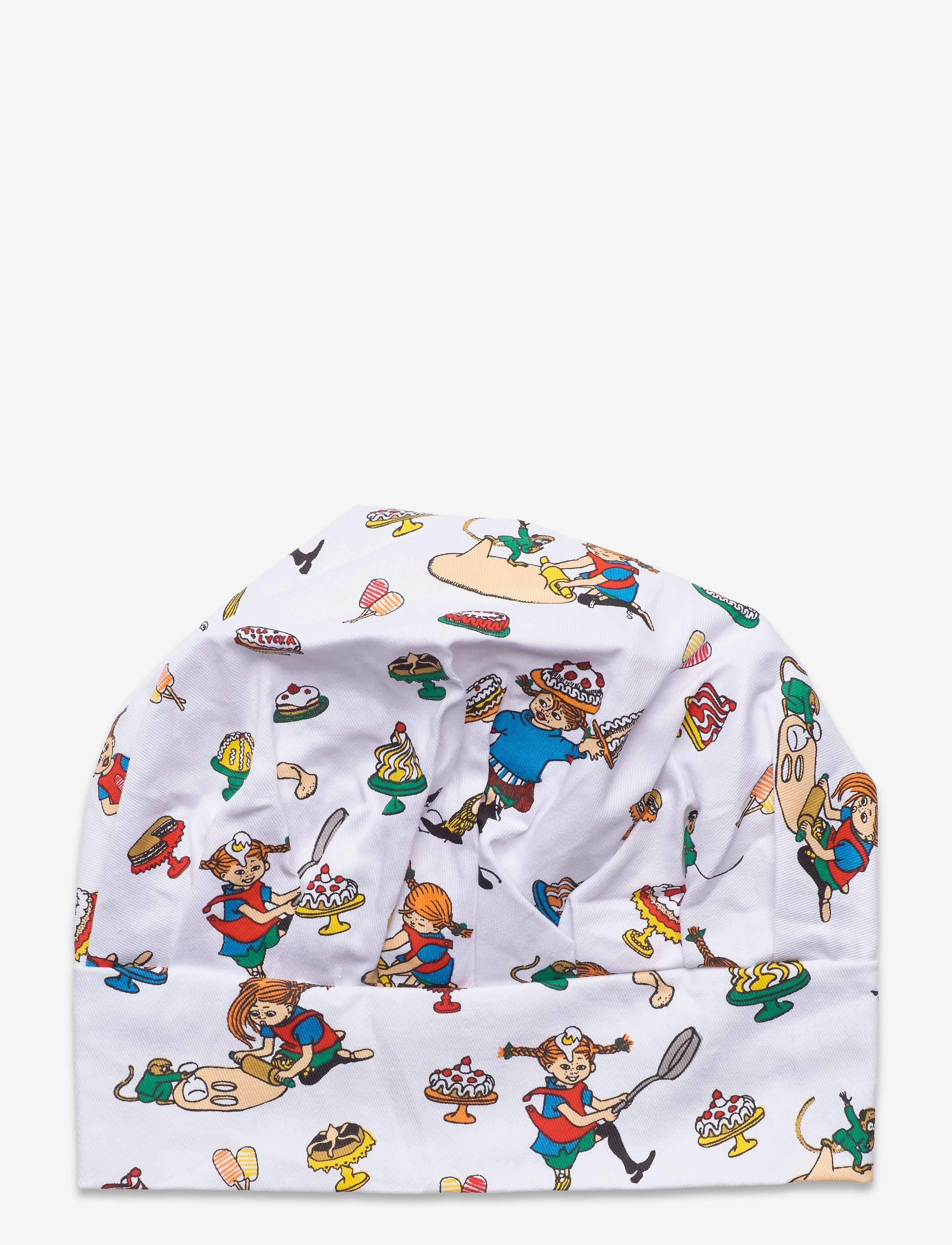 MARTINEX Pippi Bakes Toque Weiß Patterned - One Size - Kinder
