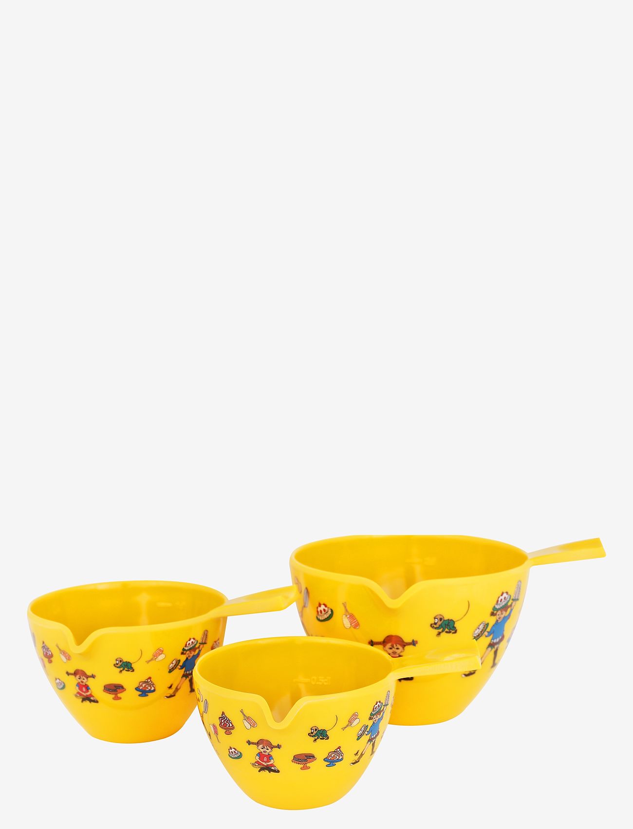 Martinex - PIPPI L BAKES MEASURING CUPS - bagesæt - yellow - 1