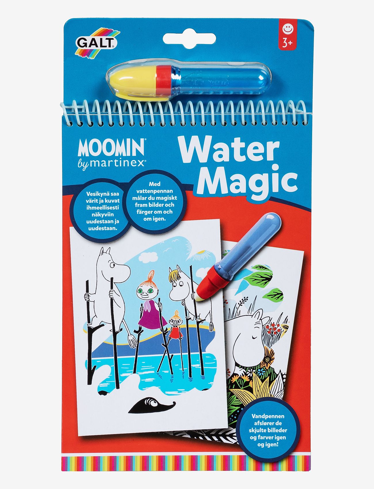 MUMIN - MUMIN WATER MAGIC - målar- & pysselböcker - red - 0