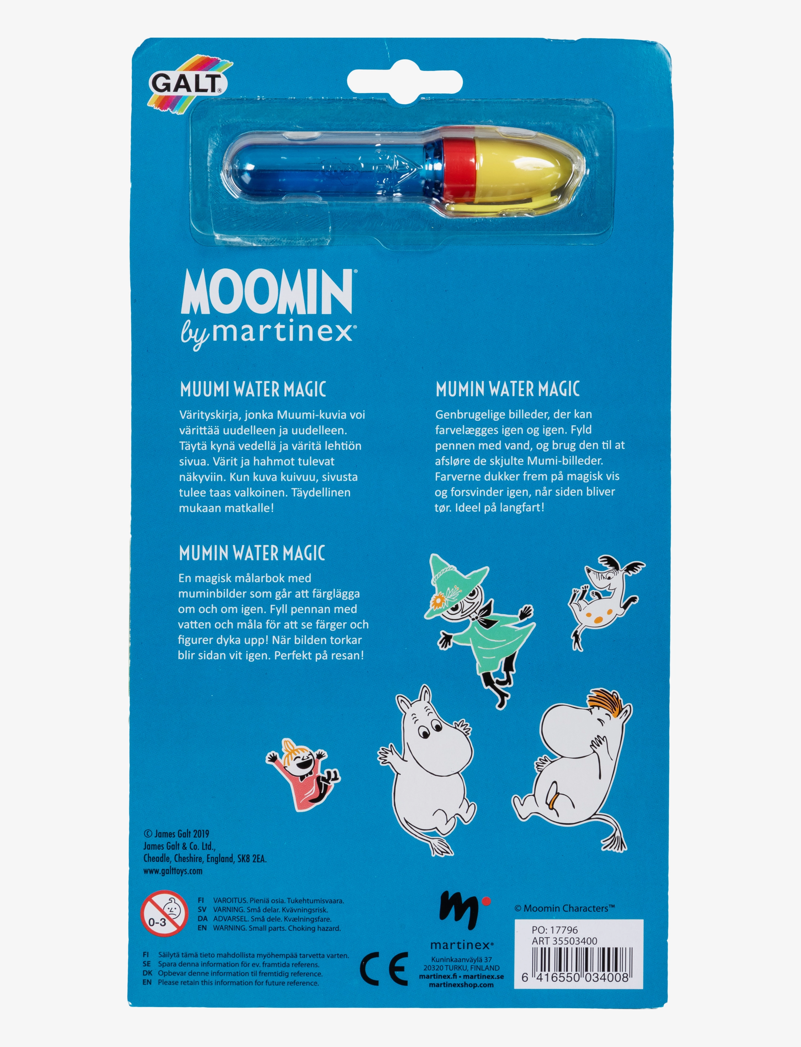 MOOMIN - WATER MAGIC MOOMIN - mal- & bastelbücher - red - 2