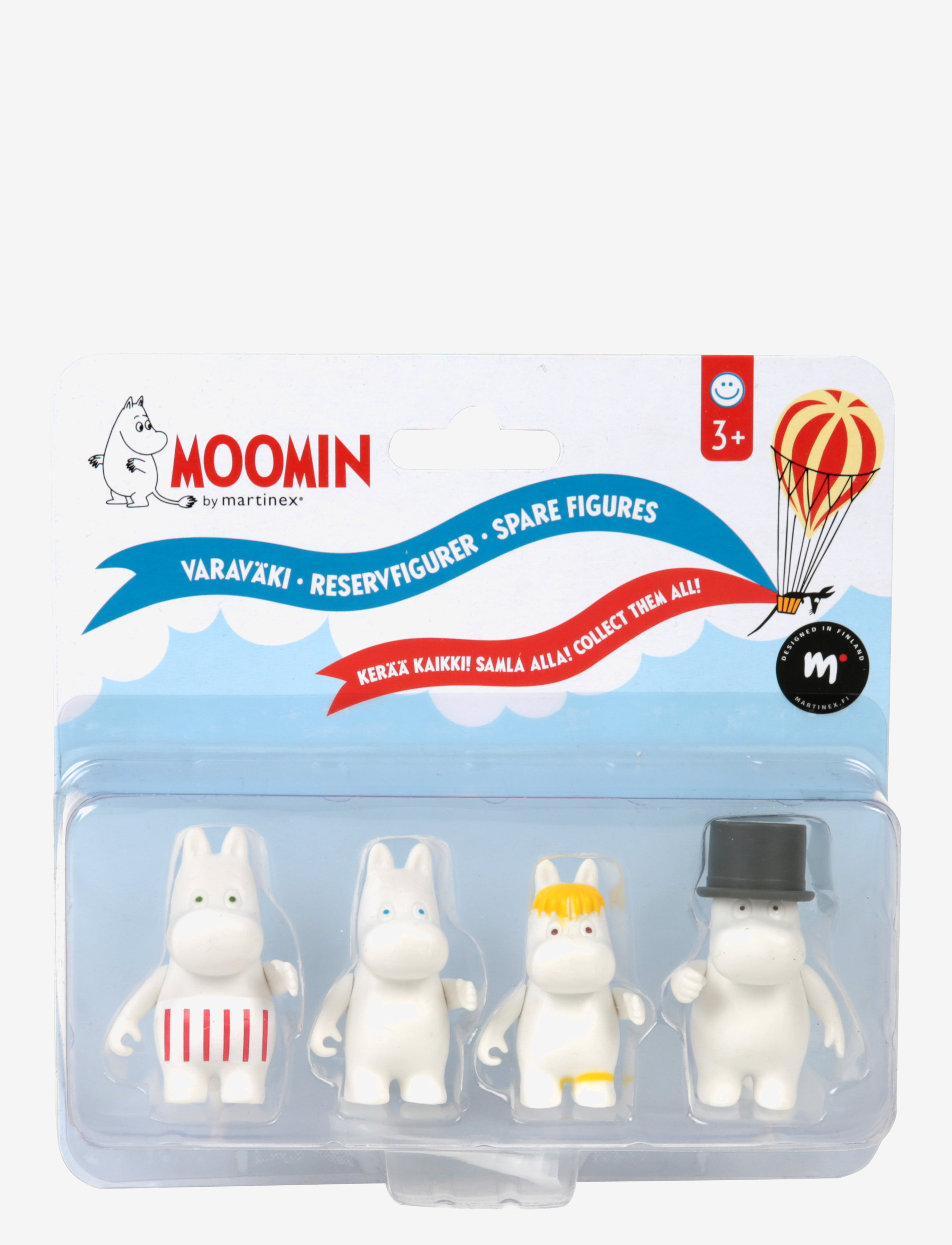 Martinex MOOMIN FIGURES FAMILY - Actionfigurer - MULTI-COLOURED / white