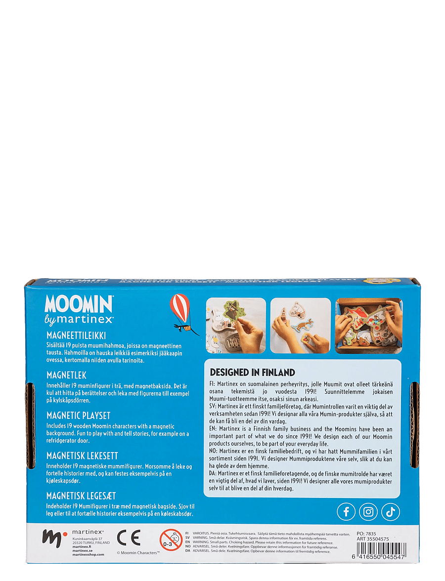MUMIN - MOOMIN MAGNETIC PLAYSET - legesæt - multi-coloured - 2