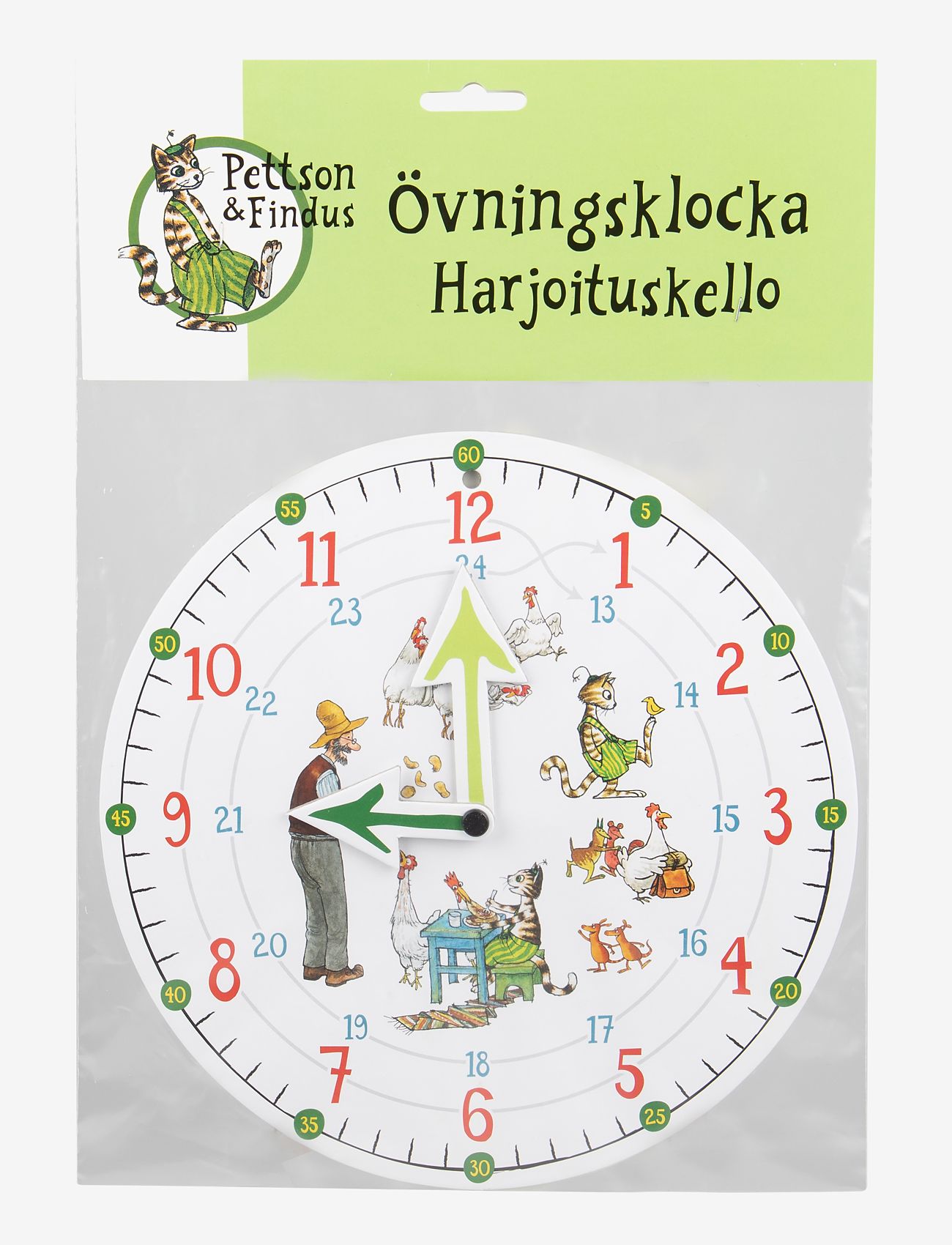 Martinex - PETTSON & FINDUS LEARNING CLOCK - pædagogiske spil - multi coloured - 0