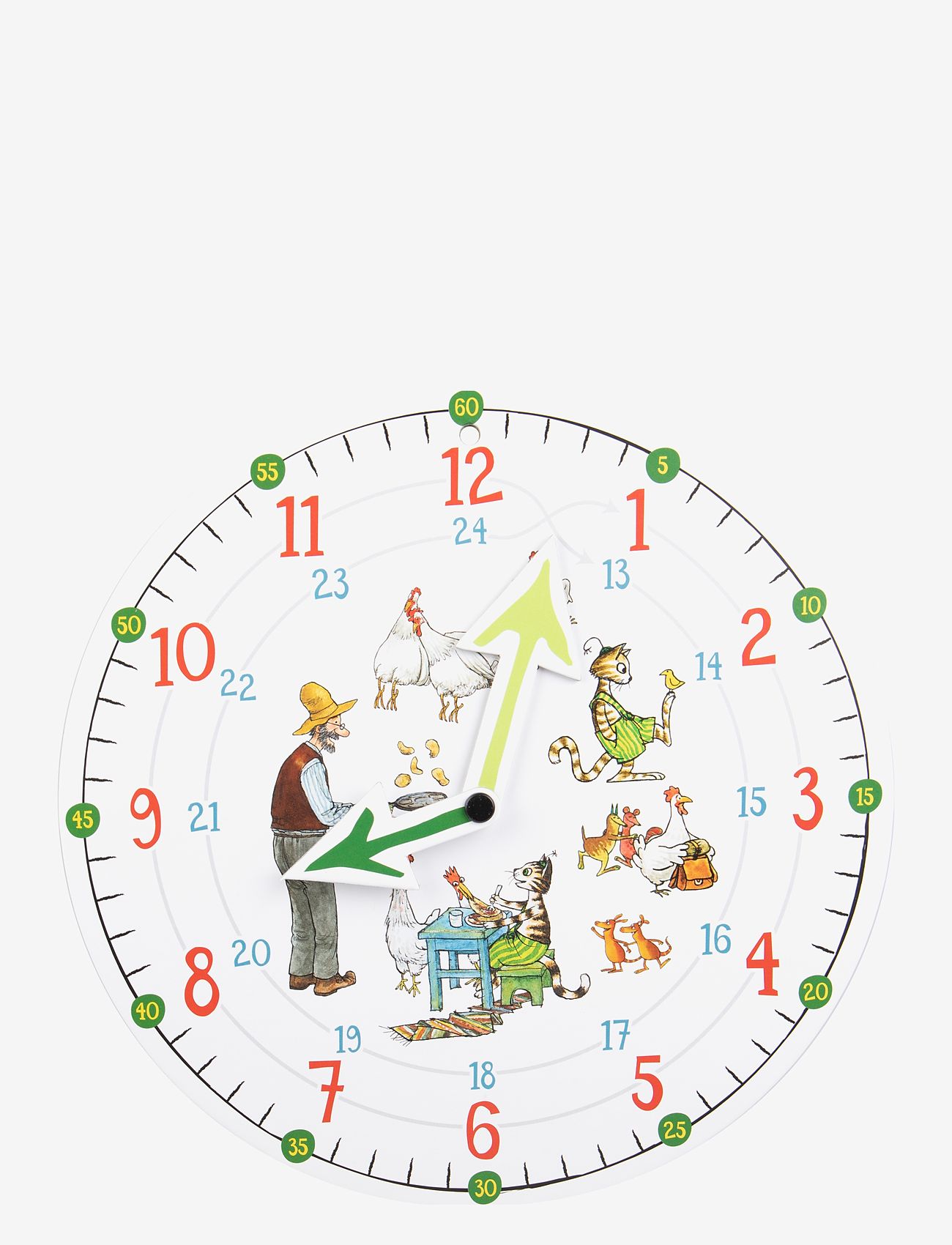 Martinex - PETTSON & FINDUS LEARNING CLOCK - pædagogiske spil - multi coloured - 2