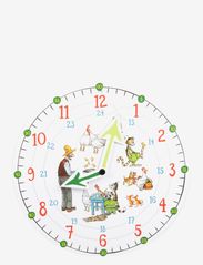 PETTSON & FINDUS LEARNING CLOCK - MULTI COLOURED