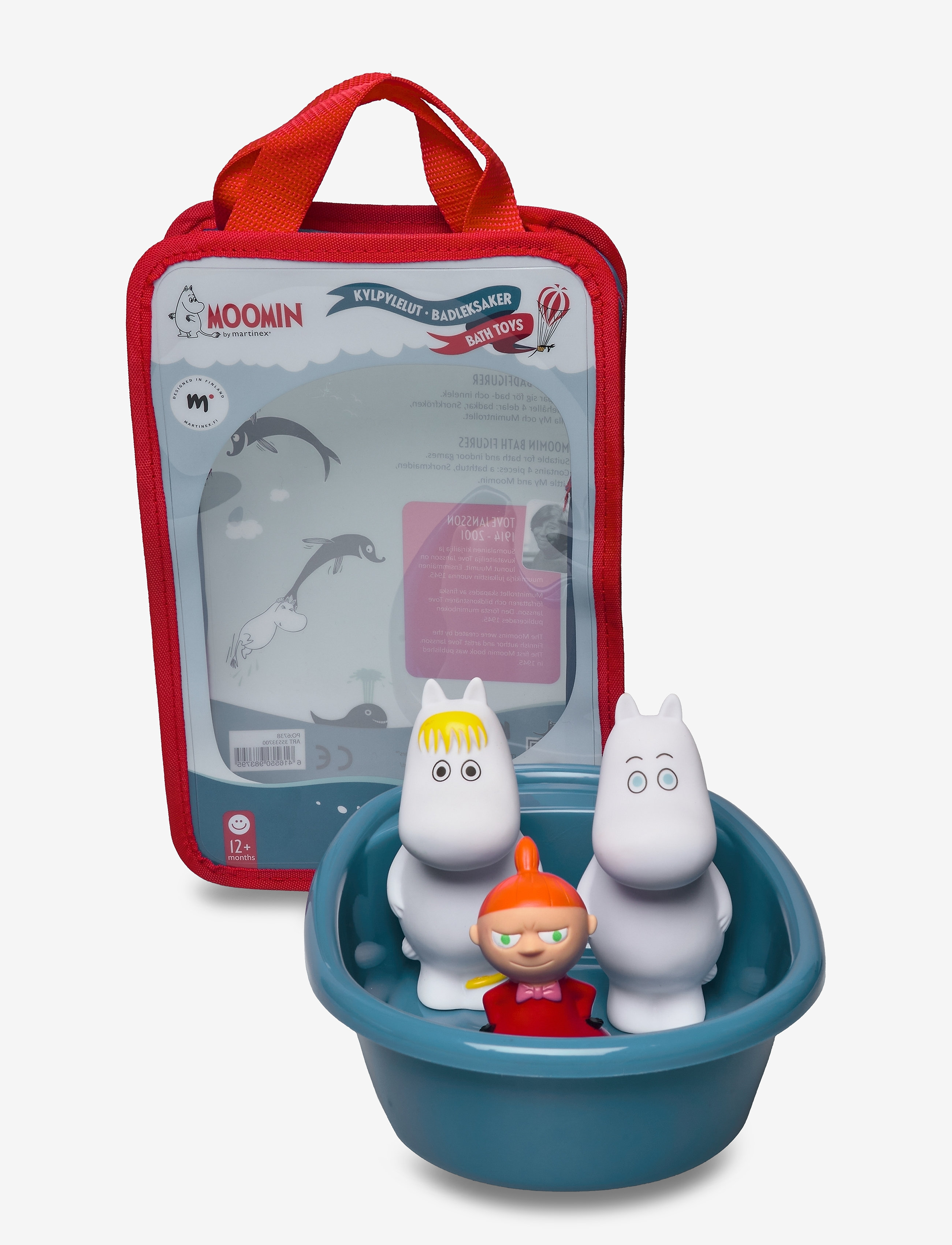 MARTINEX Moomin Bathtub Und 3 Figures Patterned - One Size - Kinder