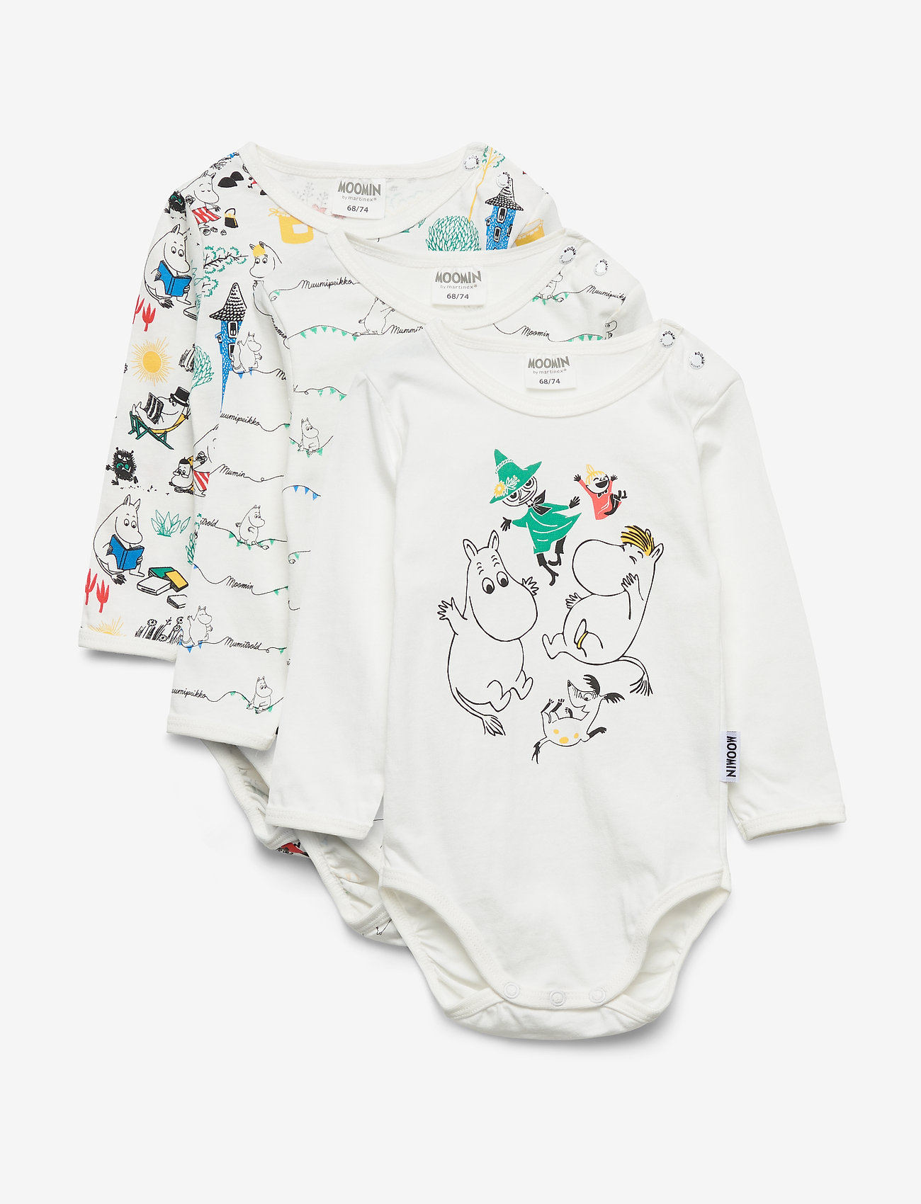 Martinex - MOOMIN BODY 3-PACK - white - 0