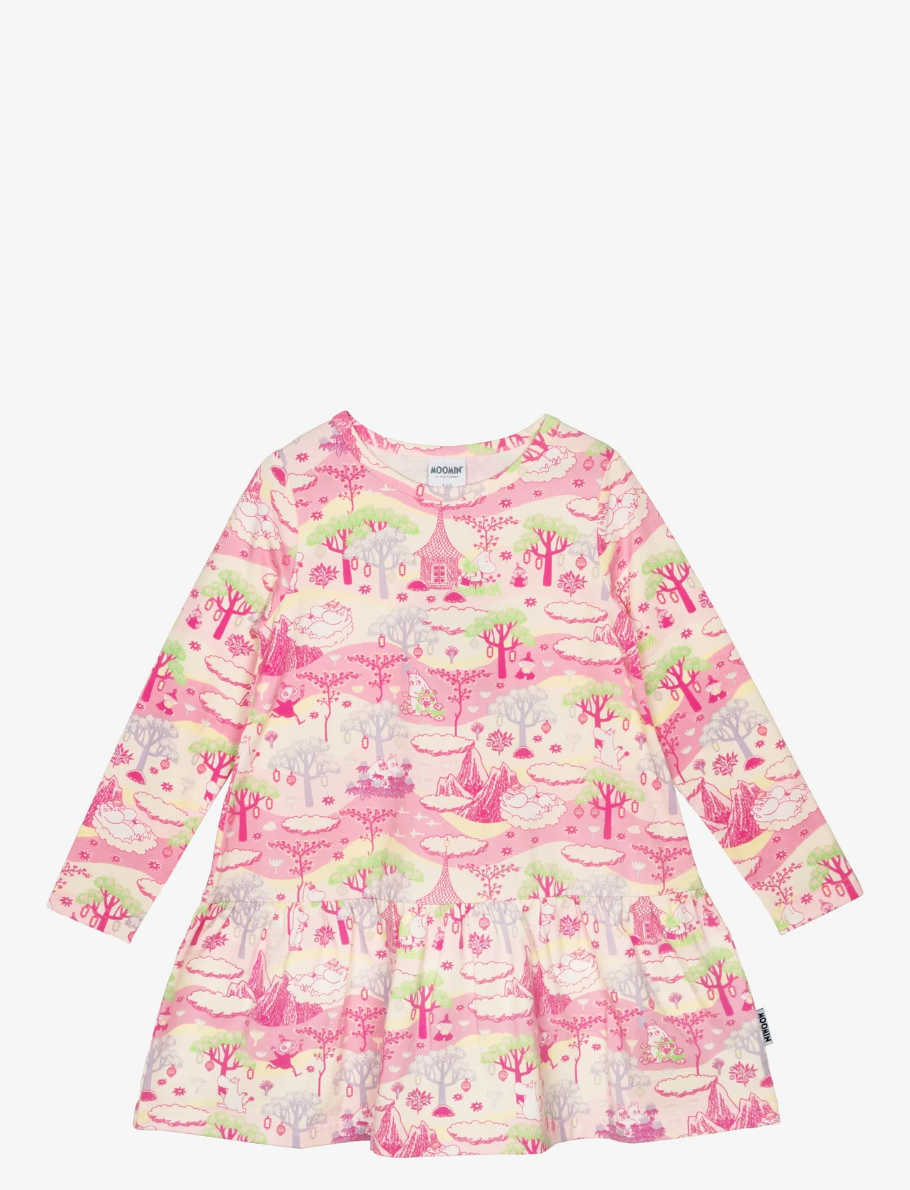 Martinex - CLOUD CASTLE DRESS - long-sleeved casual dresses - pink - 0