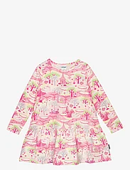 Martinex - CLOUD CASTLE DRESS - long-sleeved casual dresses - pink - 0