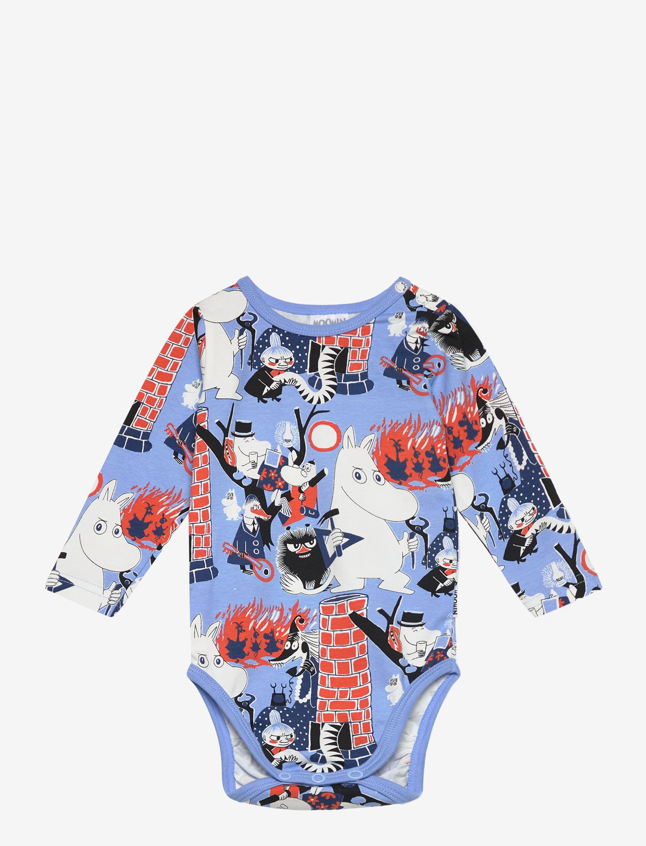 MUMIN - FIXERS BODY - langærmede bodyer - blue - 0