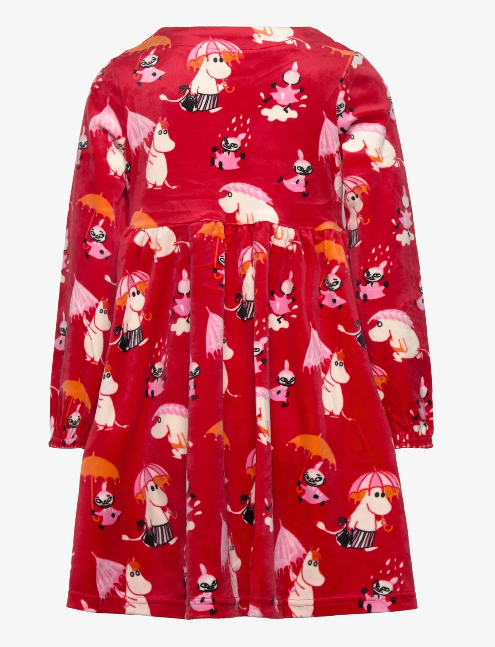 MUMIN - REGNDAG VELOURKLÄNNING - langærmede hverdagskjoler - red - 1