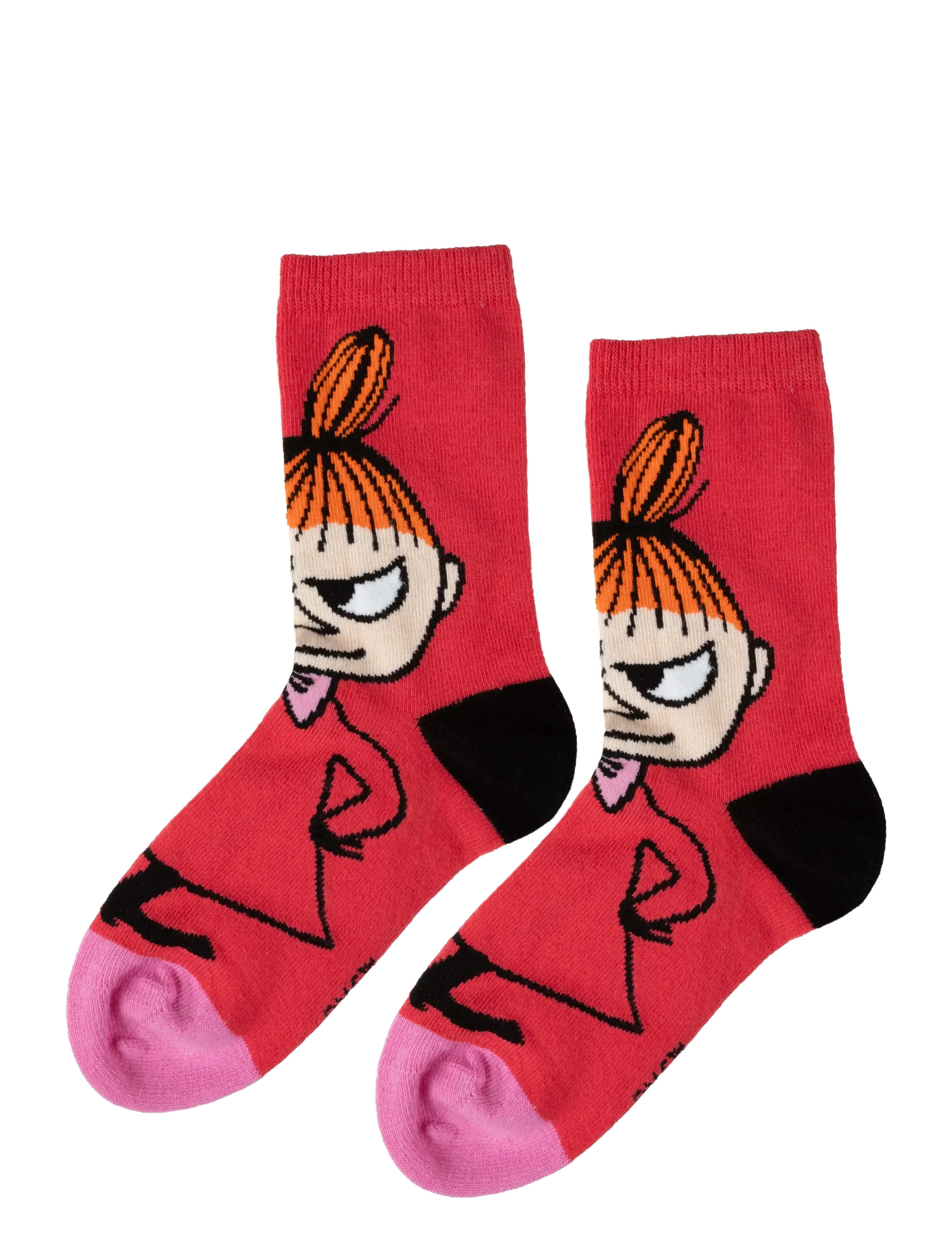 Martinex MUNTER MY STRUMPOR RÖD 31/34 - Skarpetki - RED / red