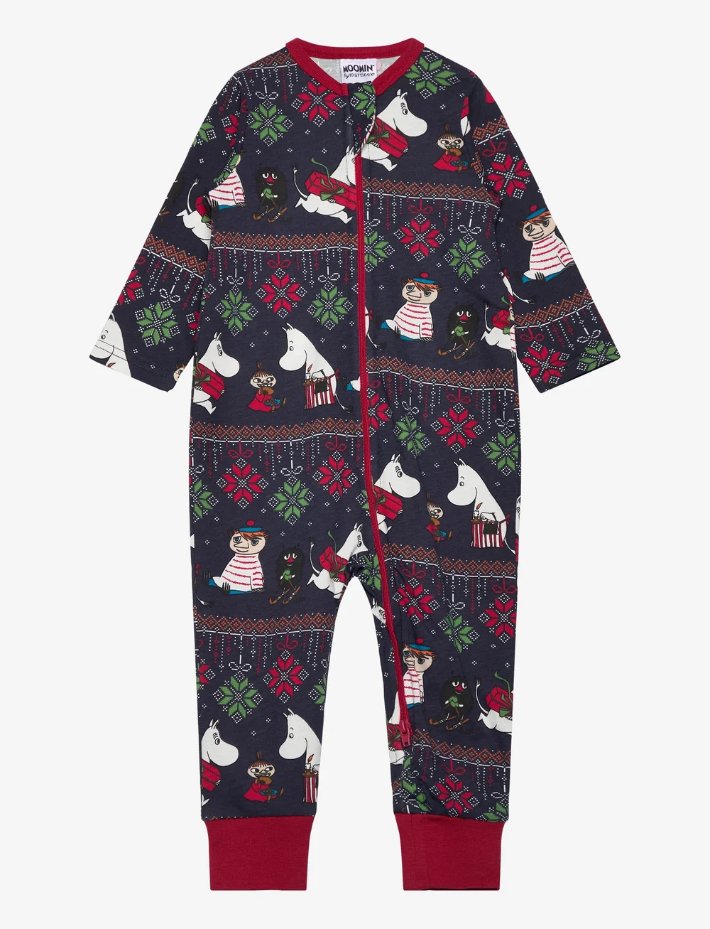 MOOMIN - ORNAMENT PYJAMAS - schlafoveralls - navy - 0