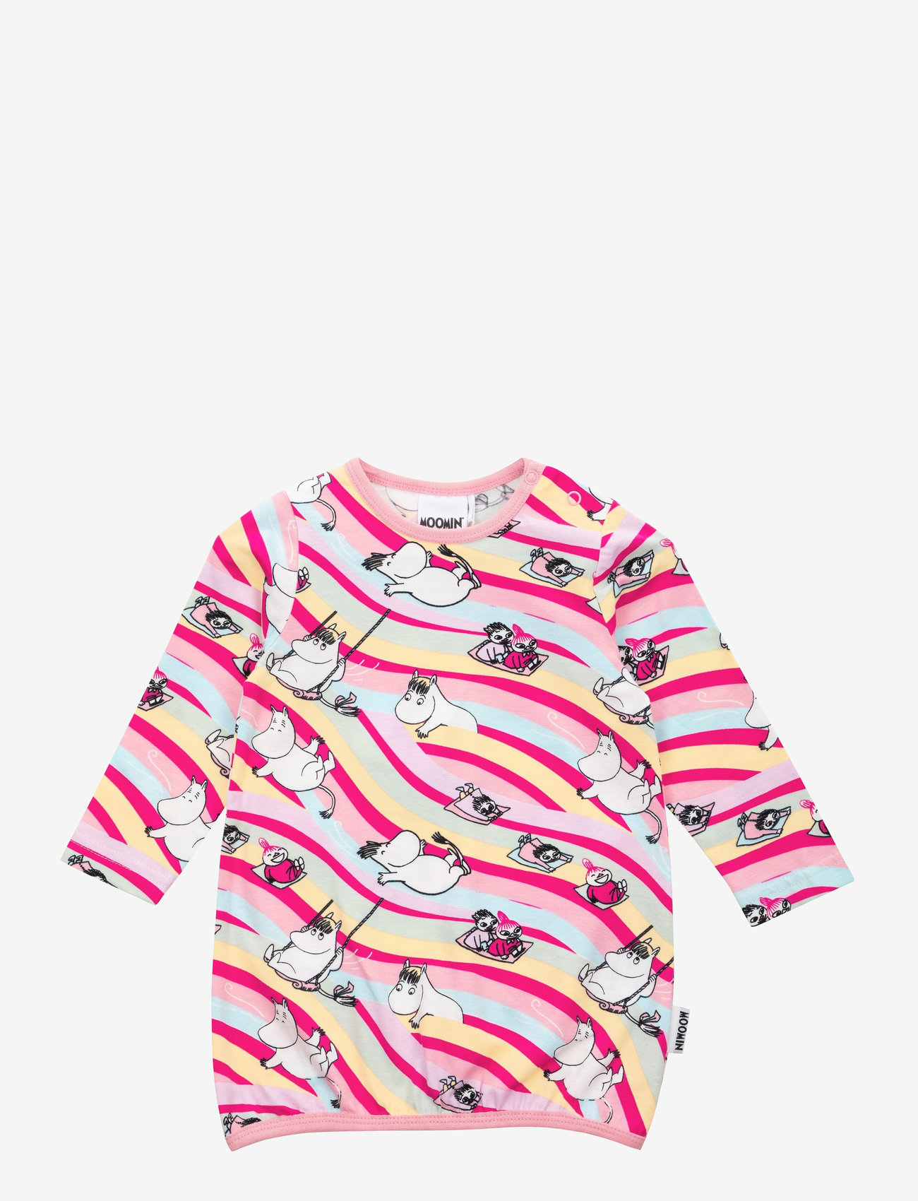 Mumins - KANA KLÄNNING - mazuļu kleitas ar garām piedurknēm - pink - 0