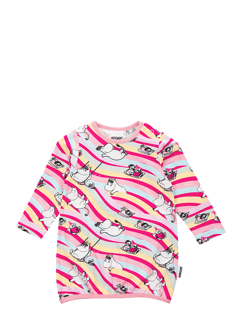 Mumins - KANA KLÄNNING - mazuļu kleitas ar garām piedurknēm - pink - 0