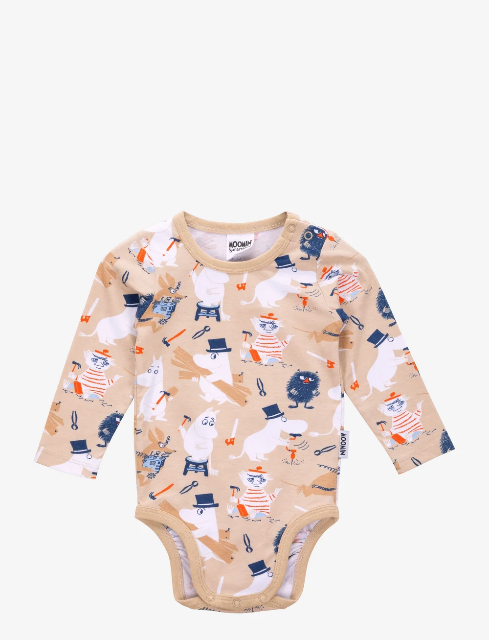 MUMIN - BYGGARE BODY - langærmede bodyer - beige - 0
