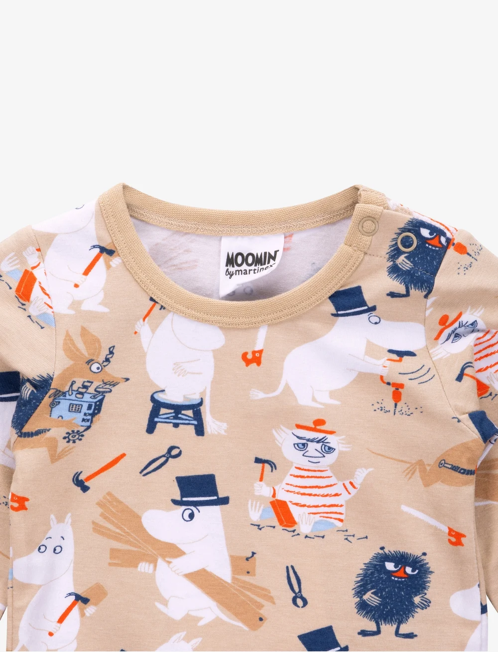 MUMIN - BYGGARE BODY - langærmede bodyer - beige - 2