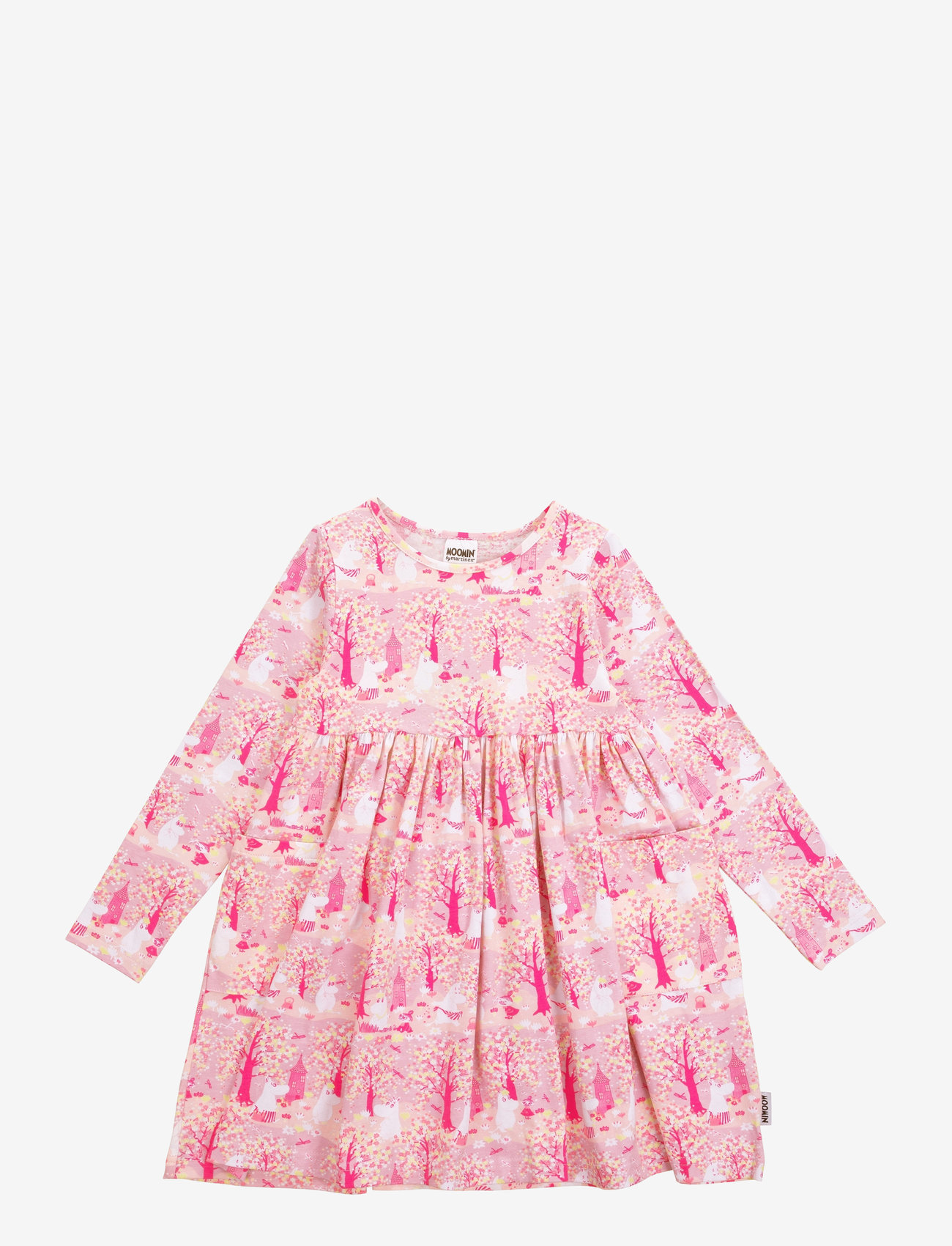 MOOMIN - KÖRSBÄRSBLOMMA KLÄNNING - langärmelige freizeitkleider - purple - 1
