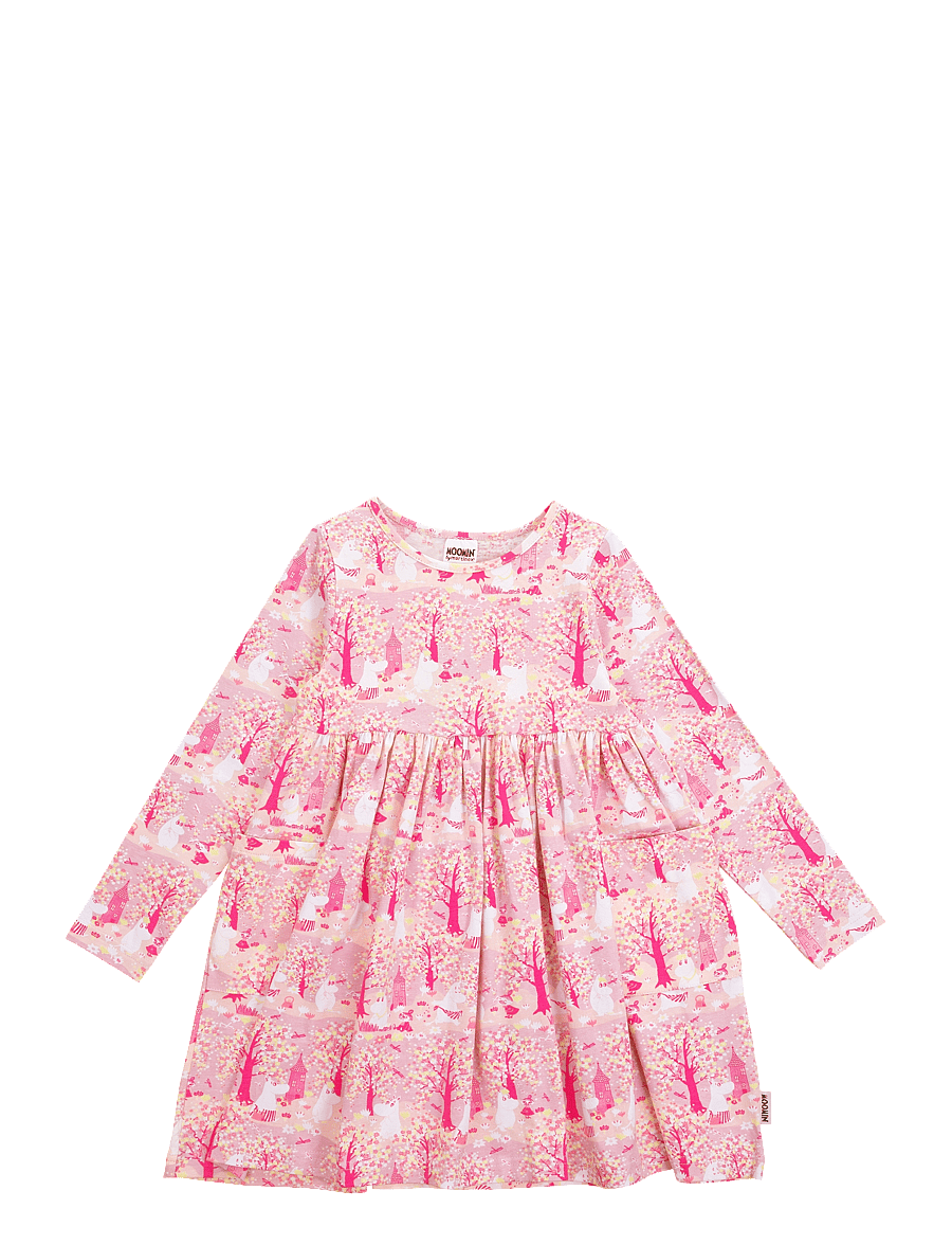 MOOMIN - KÖRSBÄRSBLOMMA KLÄNNING - robes décontractées à manches longues - purple - 1