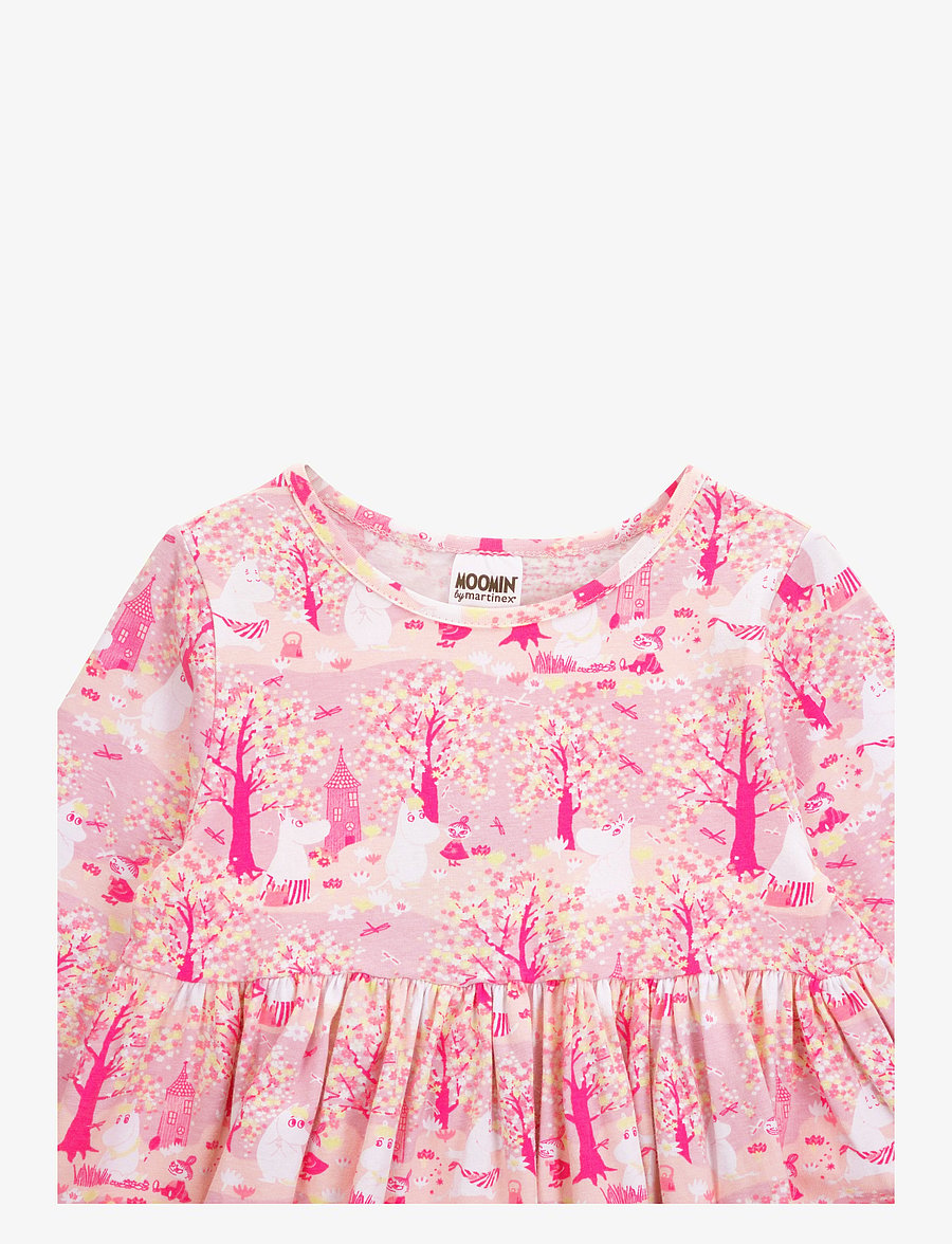 MOOMIN - KÖRSBÄRSBLOMMA KLÄNNING - robes décontractées à manches longues - purple - 2